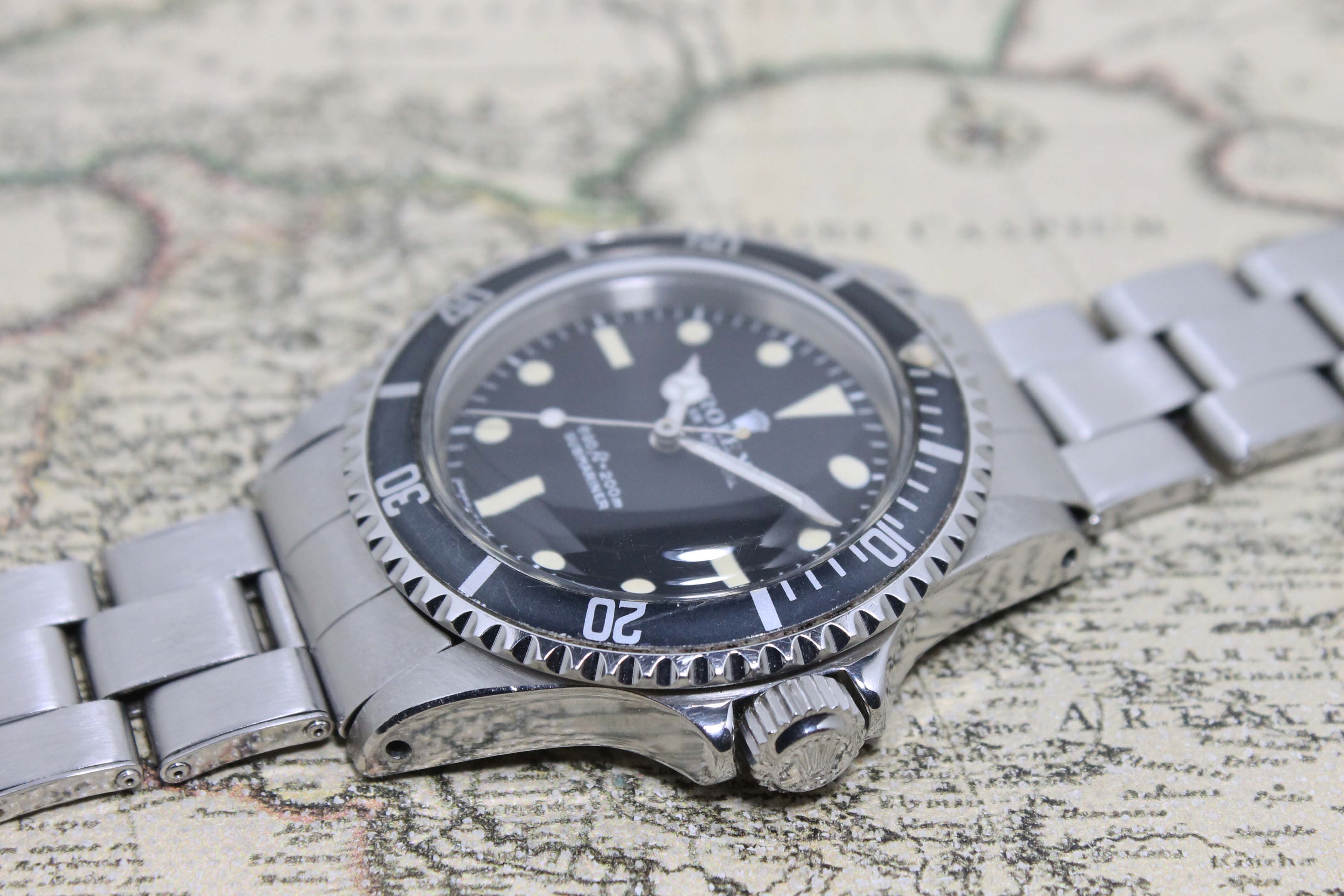 1970 Rolex Submariner Serif Dial Ref. 5513