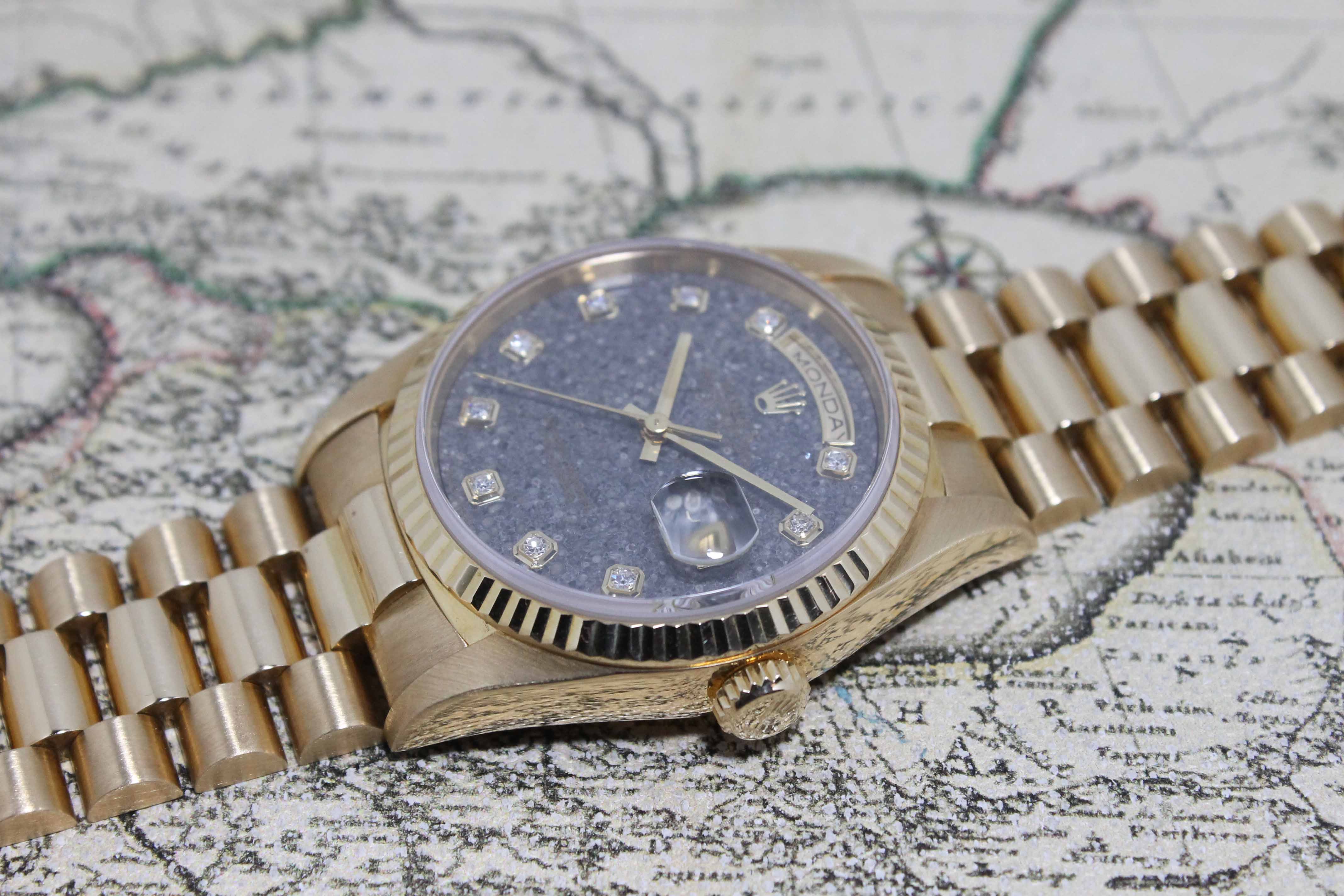 1998 Rolex Day Date Fossil 'Jurassic Park' Ref. 18238 (with Box & Papers)