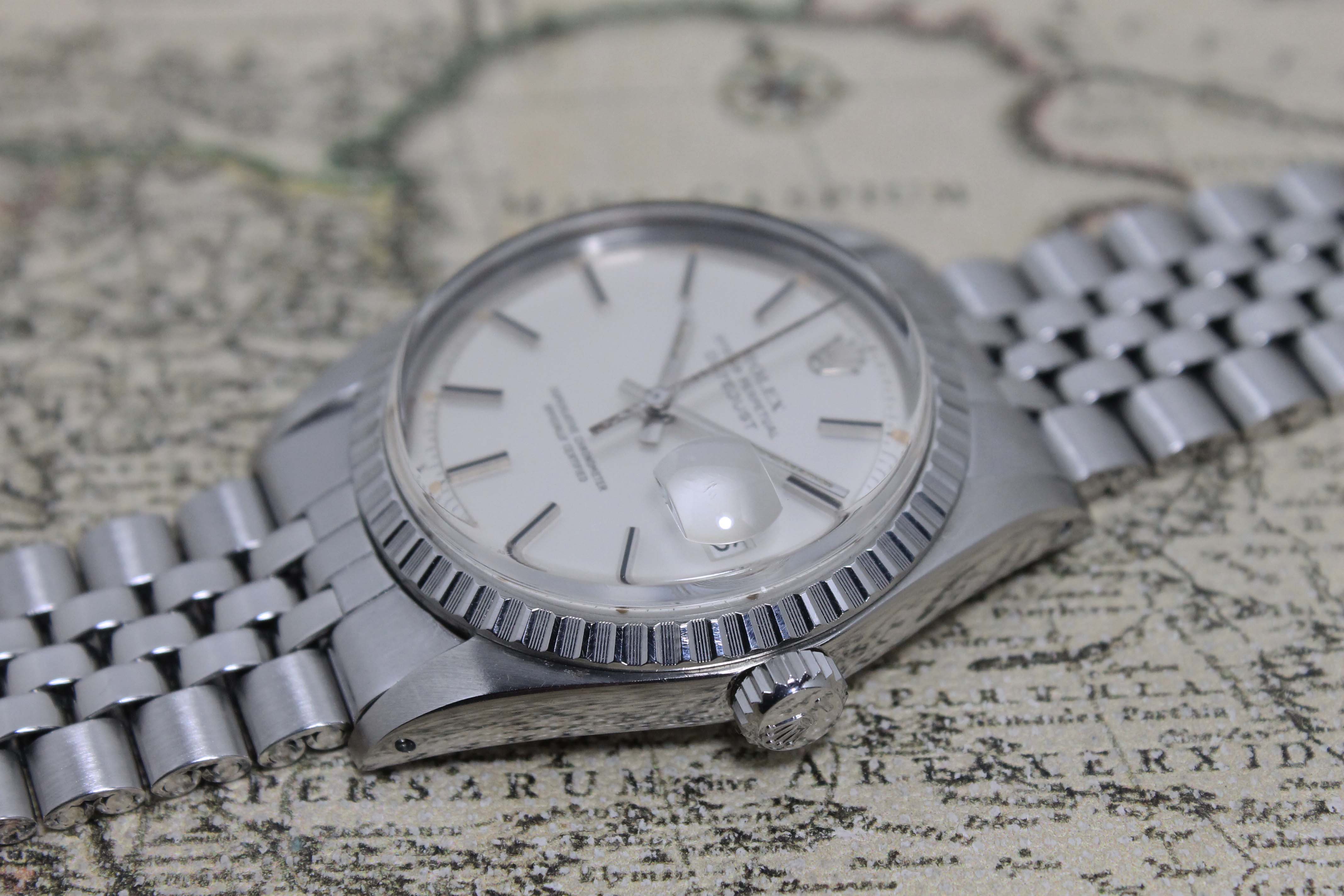 1978 Rolex Datejust Satin White Dial Ref. 1603