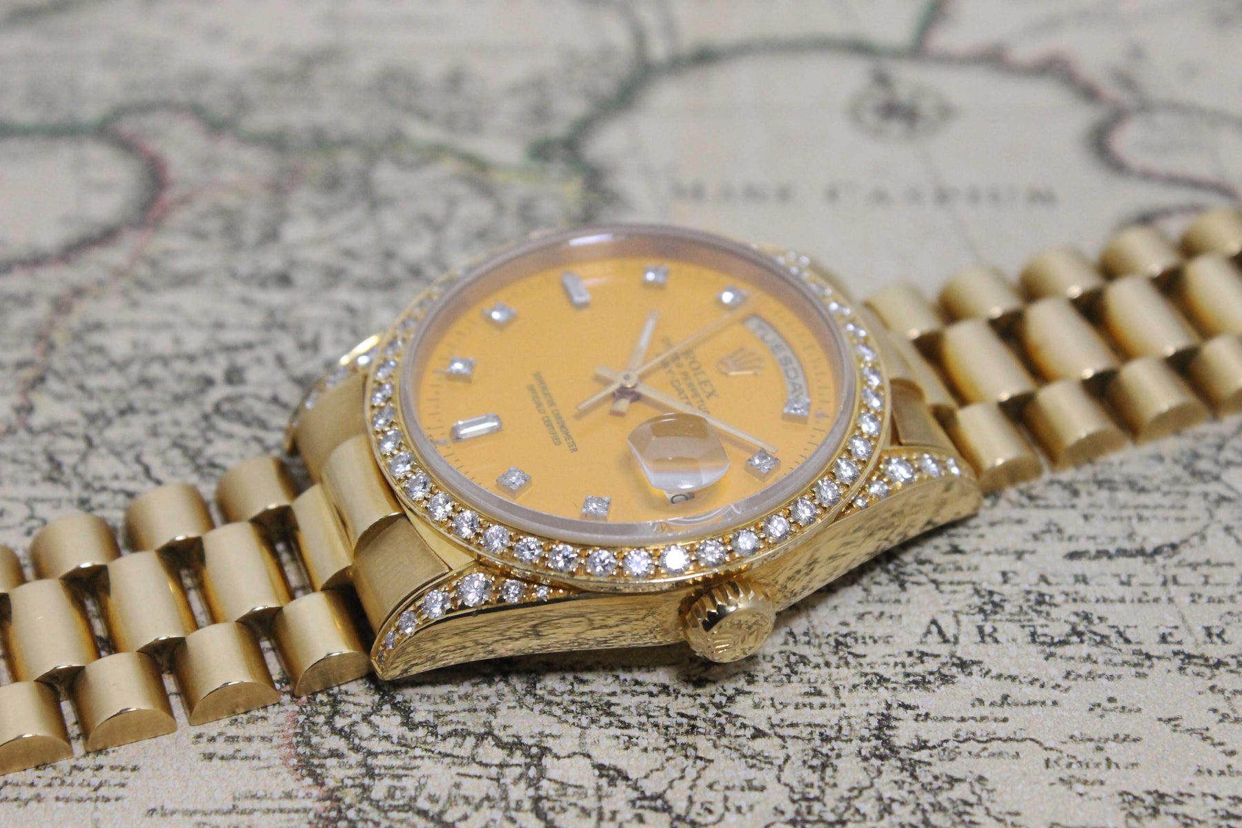 1988 Rolex Day Date 'Yellow Cab' Stella Ref. 18388