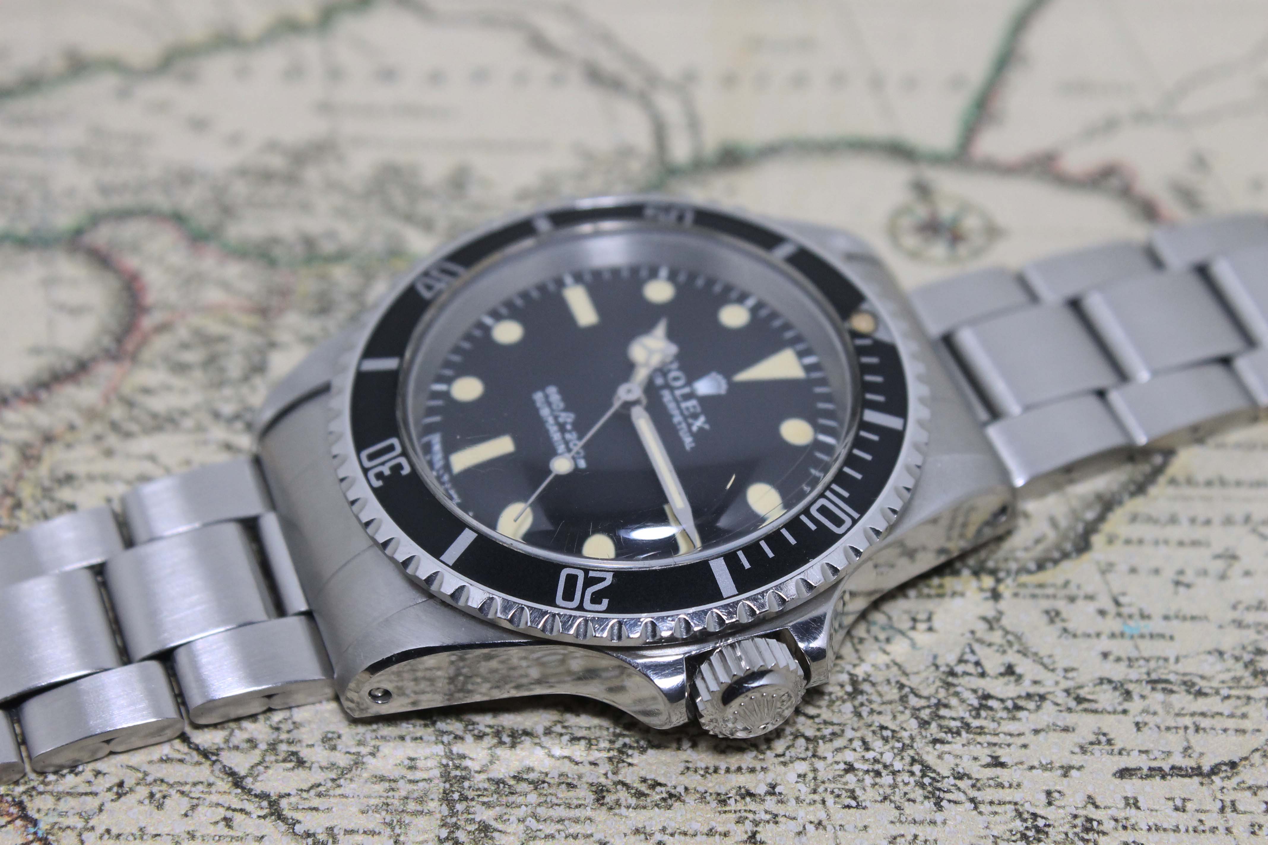 1972 Rolex Submariner Serif Dial Unpolished & Like New Ref. 5513