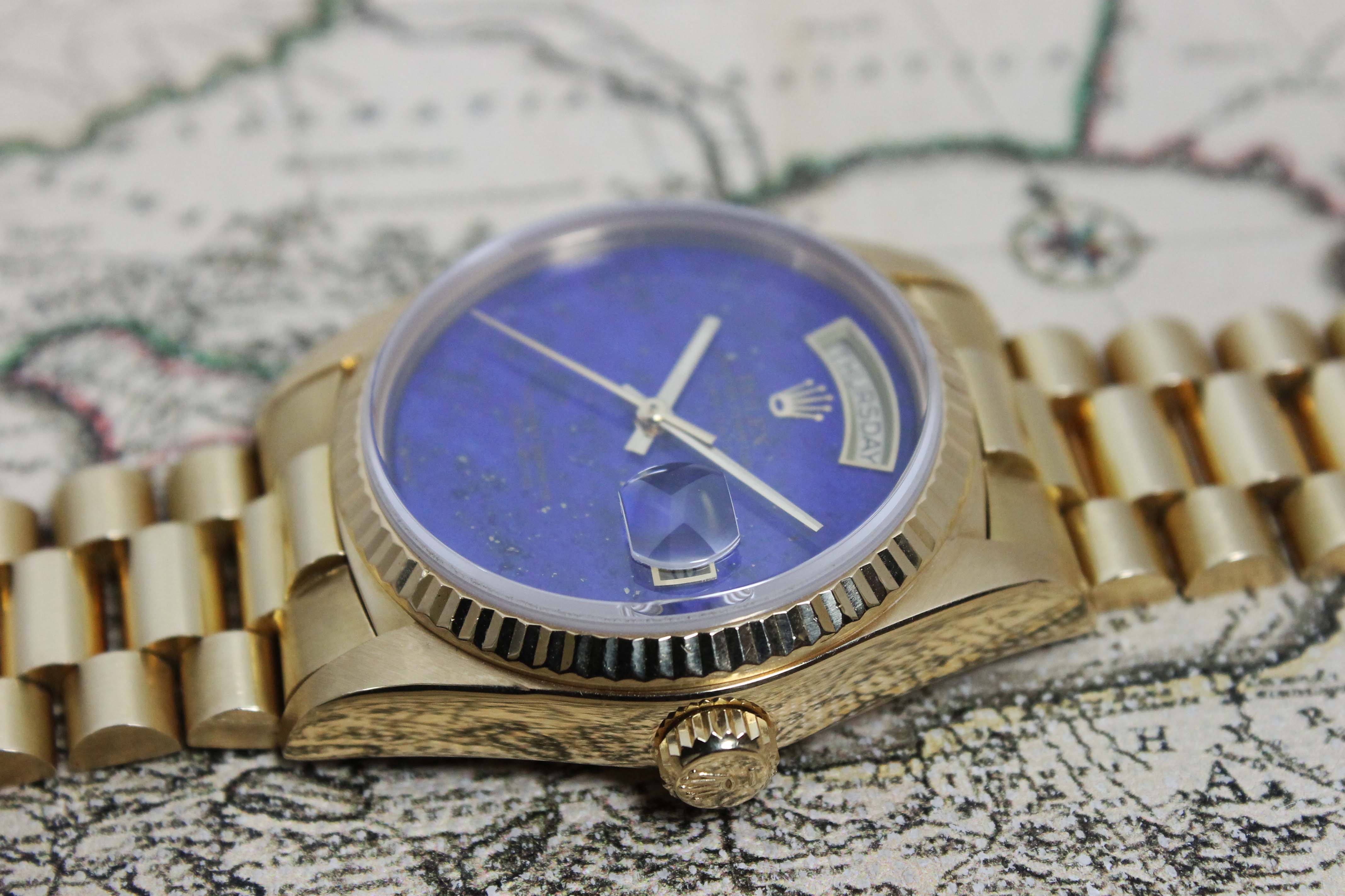 Rolex Day Date Lapis Ref. 18038 Year 1986