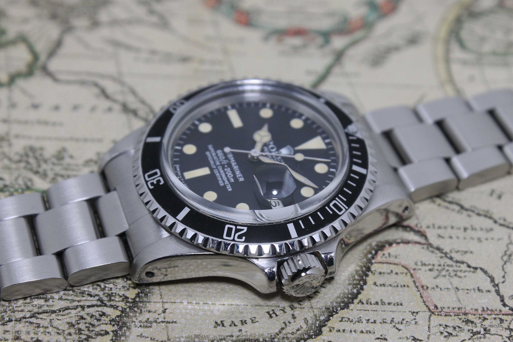 1978 Rolex Submariner MK2 Ref. 1680 (with Box & Certificate & fresh RSC)