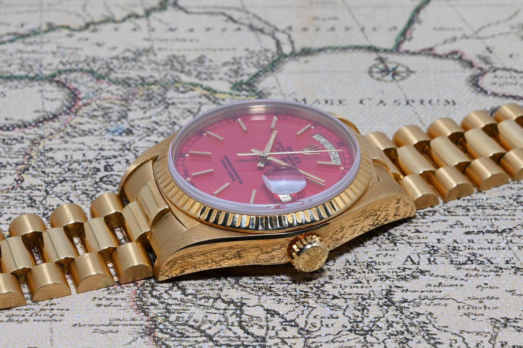 1984 Rolex Day Date Raspberry Stella Ref. 18038