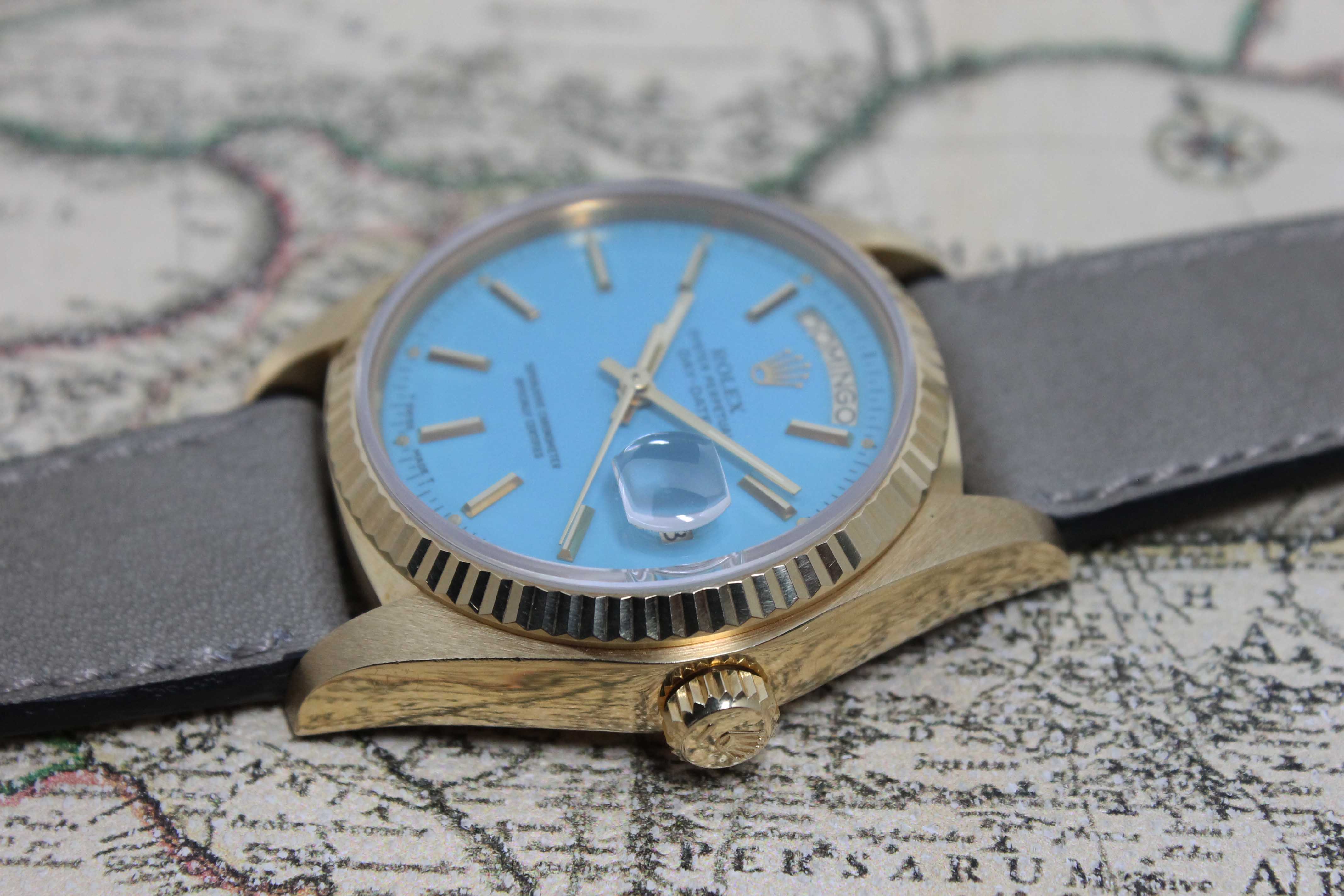 1979 Rolex Day Date Stella Turquoise Ref. 18038