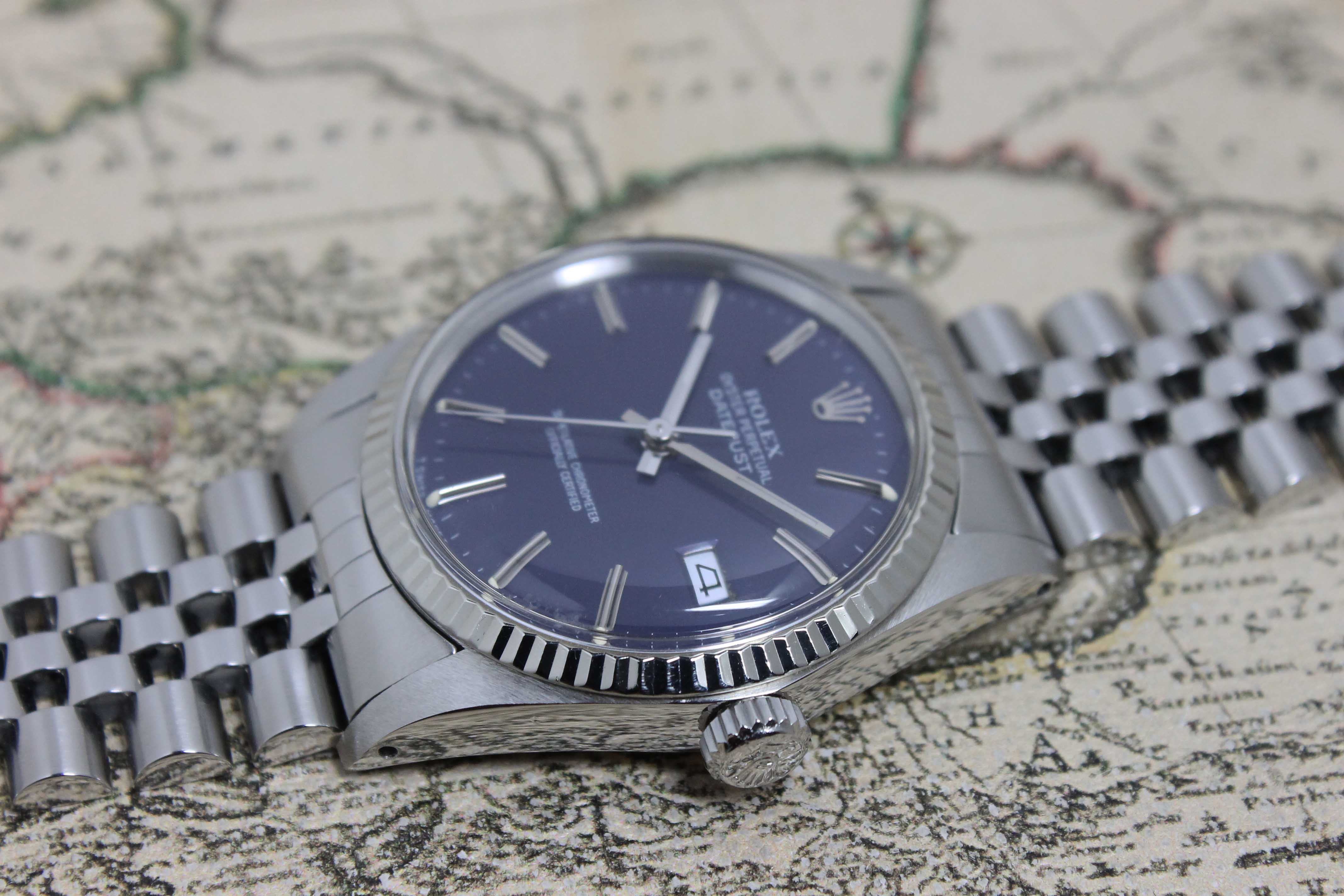 1981 Rolex Datejust Blue Dial Ref. 16014