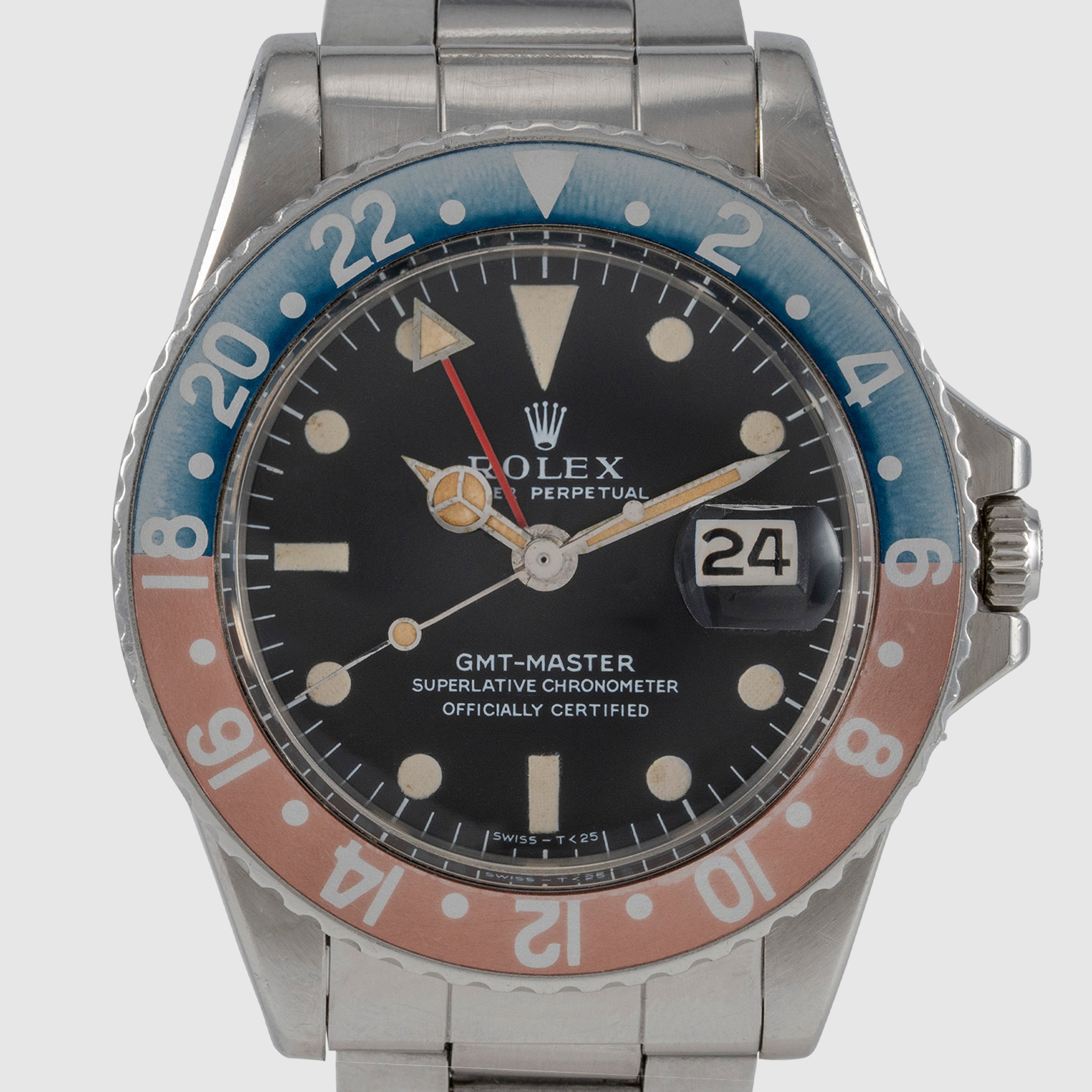 1969 Rolex GMT Master MK1 Ref. 1675 (with Box & Papers)