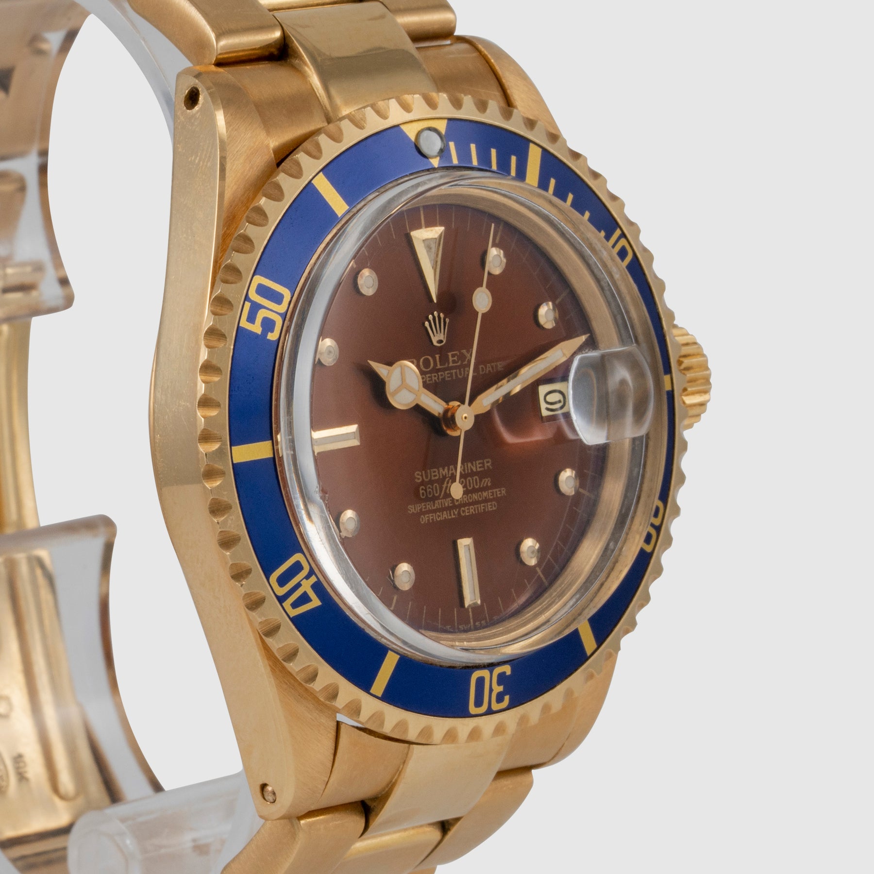 1978 Rolex Submariner 18K Tropical Dial Ref. 1680