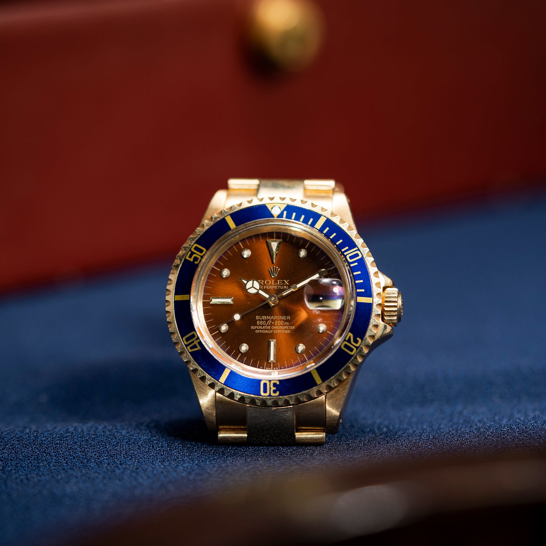 1978 Rolex Submariner 18K Tropical Dial Ref. 1680