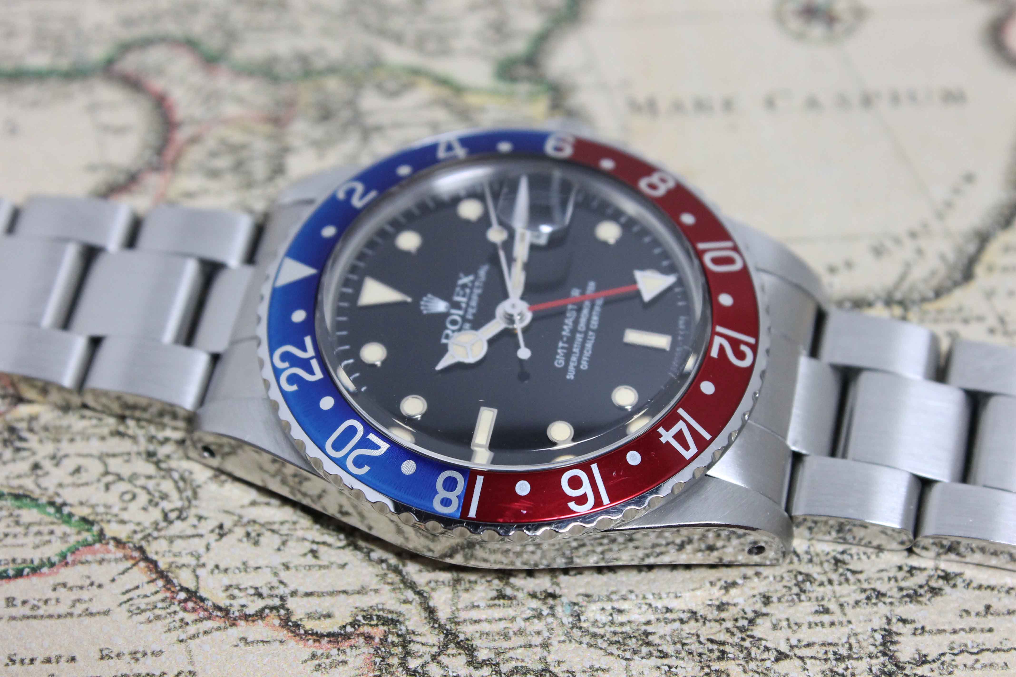 1984 Rolex GMT Master Glossy Dial Ref. 16750