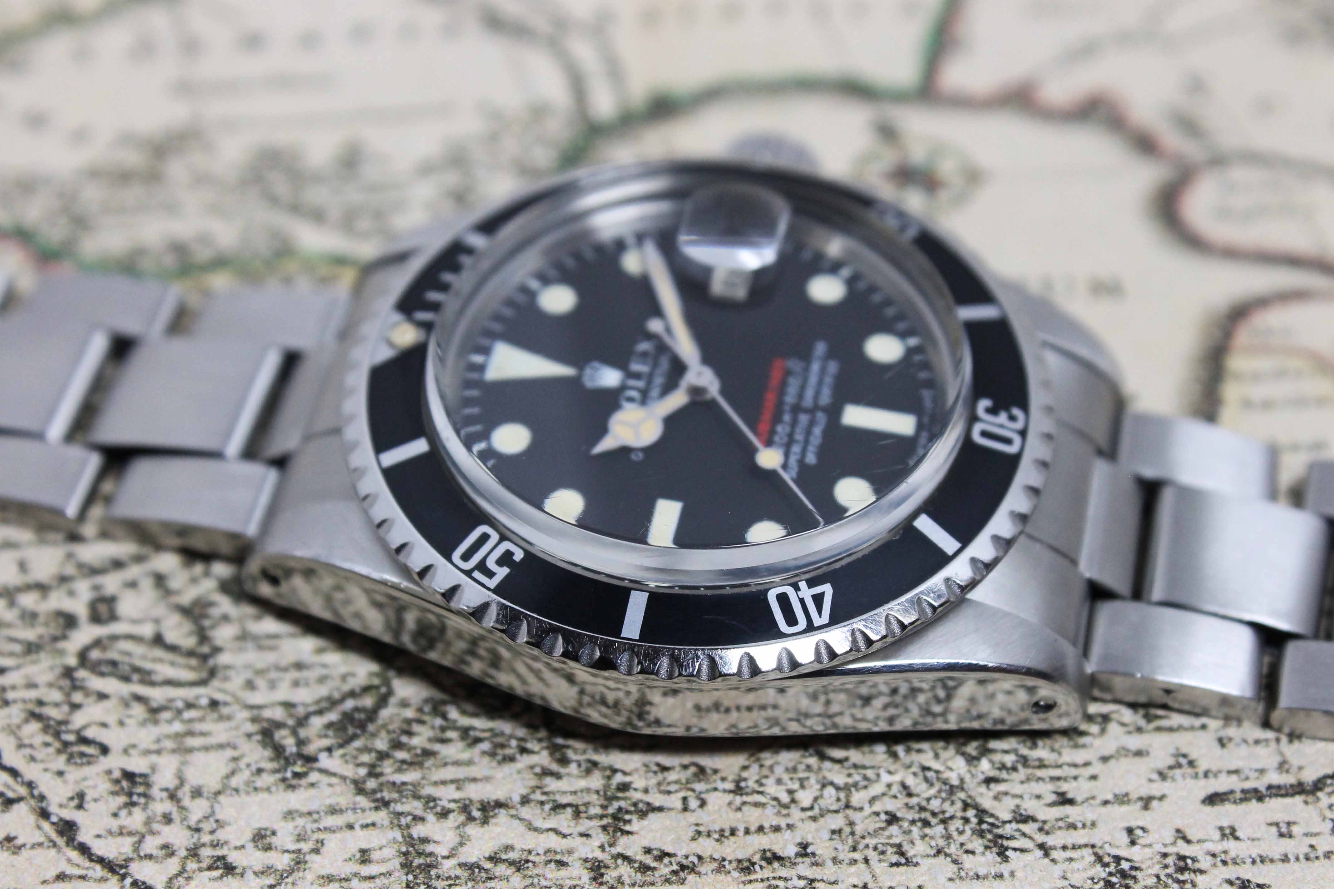 1968 Rolex Red Submariner MK2 Ref. 1680 (Full Set)