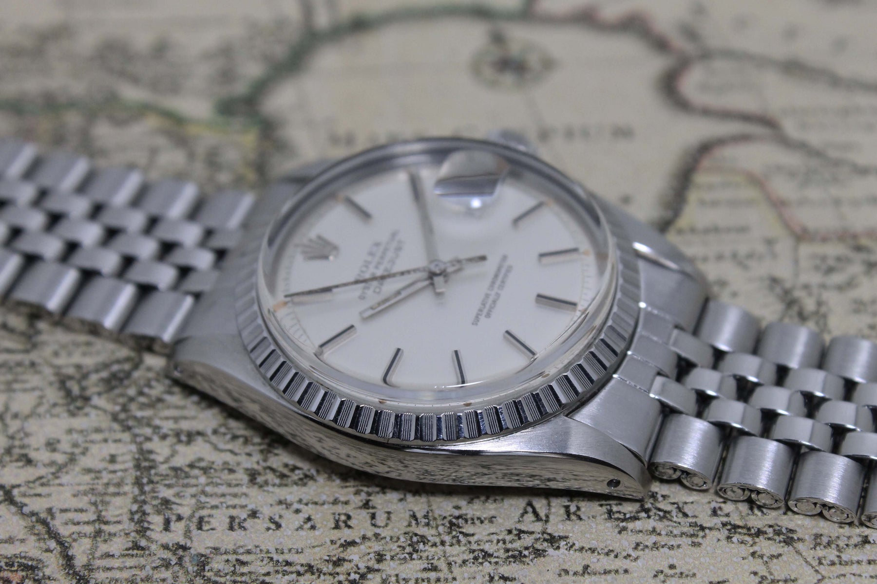 1978 Rolex Datejust Satin White Dial Ref. 1603