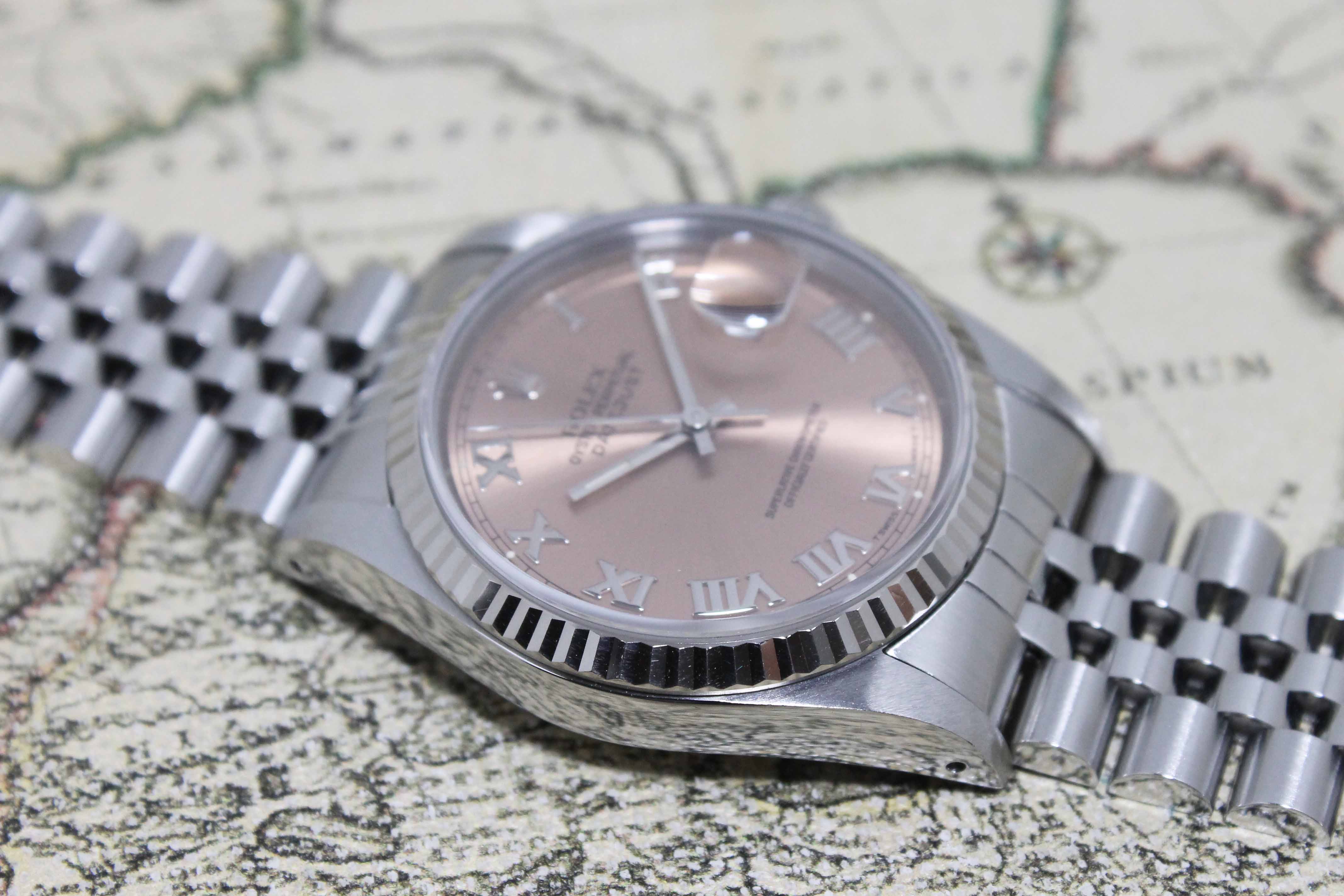 1993 Rolex Datejust St/WG Salmon Dial Ref.  16234