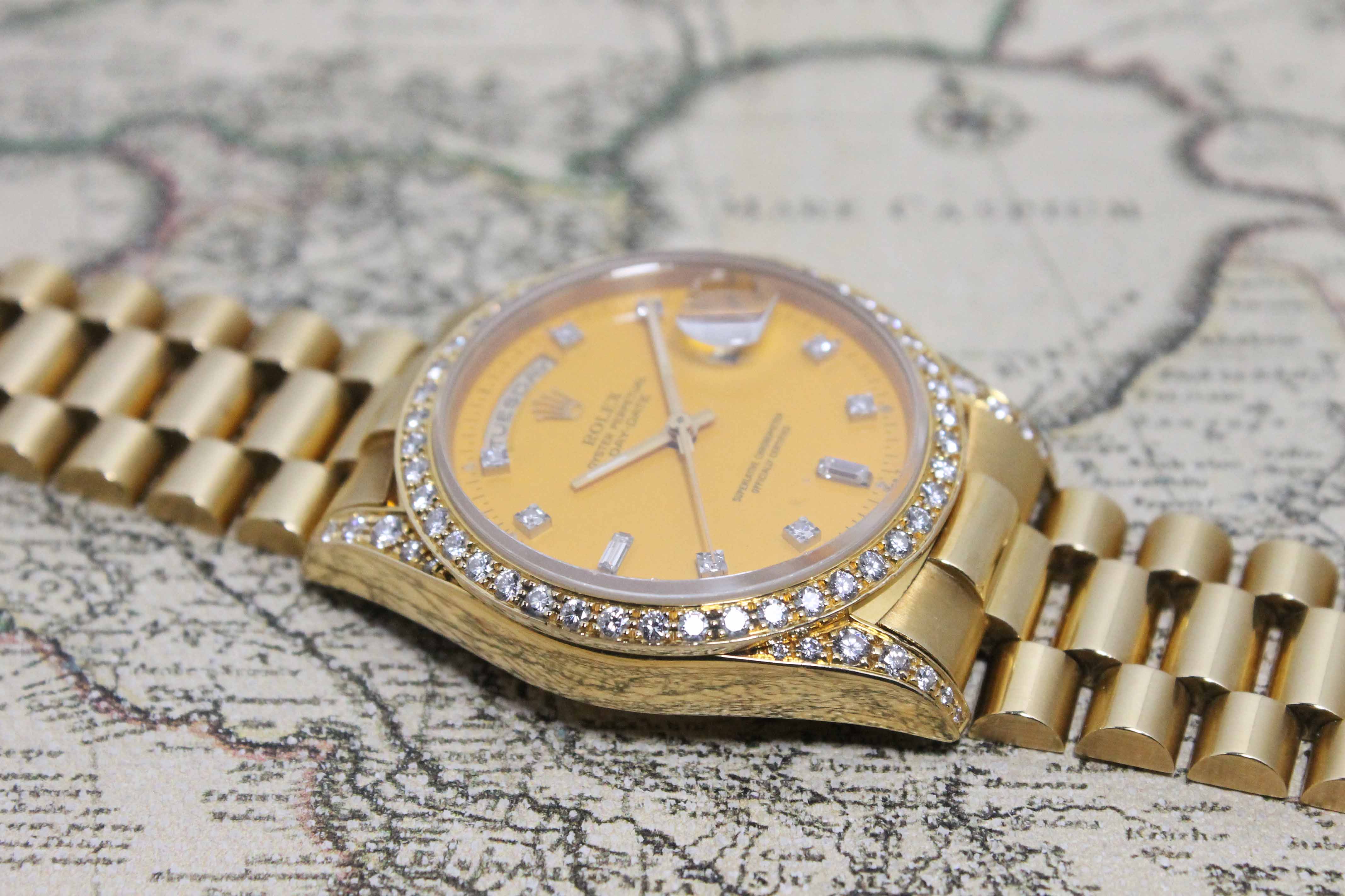 1988 Rolex Day Date 'Yellow Cab' Stella Ref. 18388