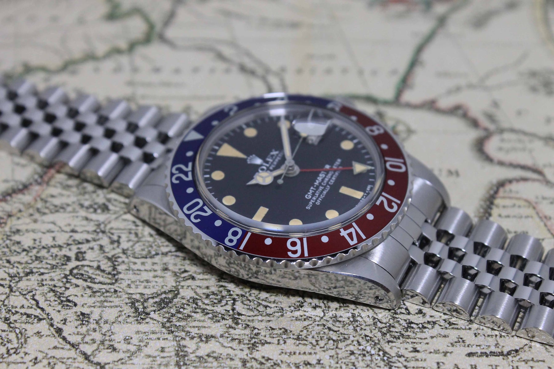 1978 Rolex GMT Master MK5 Maxi Near NOS Ref. 1675