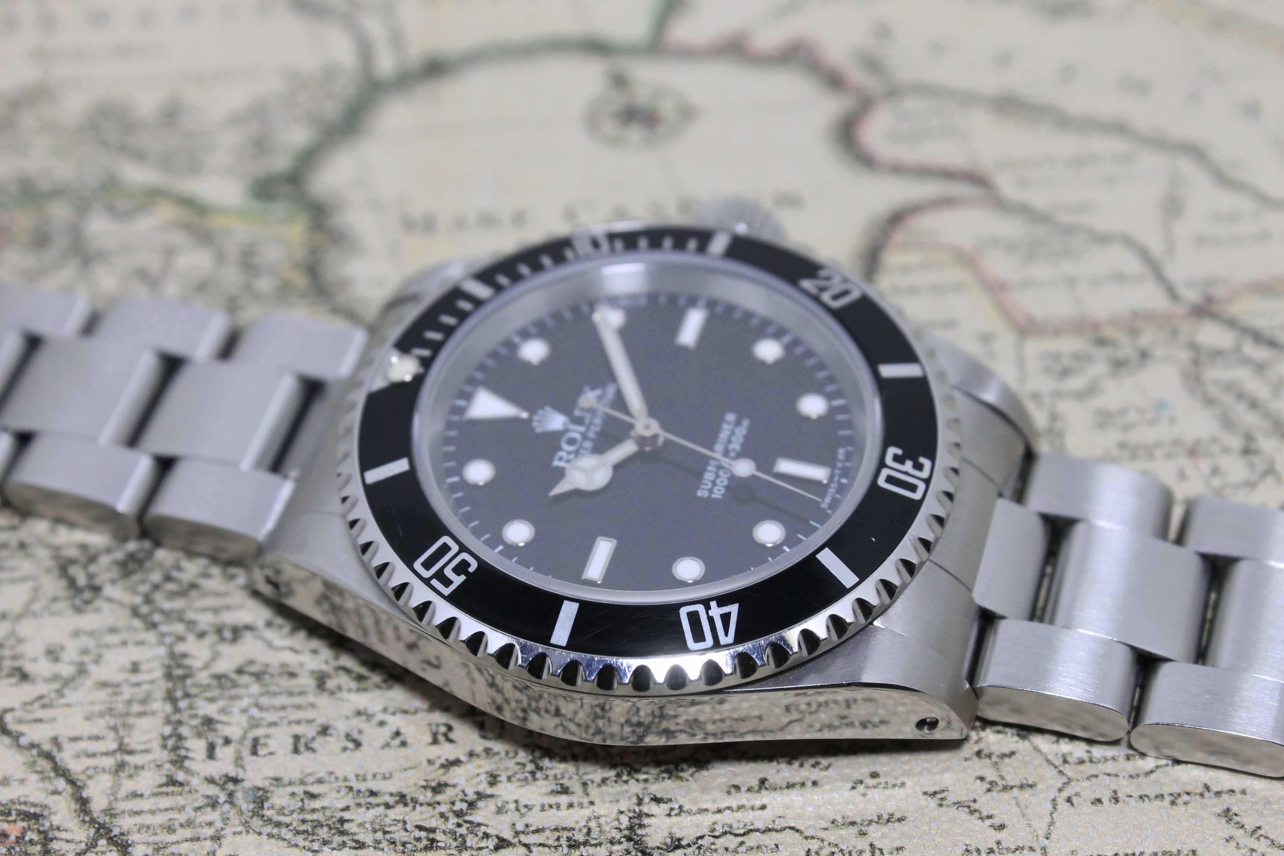 1991 Rolex Submariner Tritium Dial Ref. 14060 (with Papers)