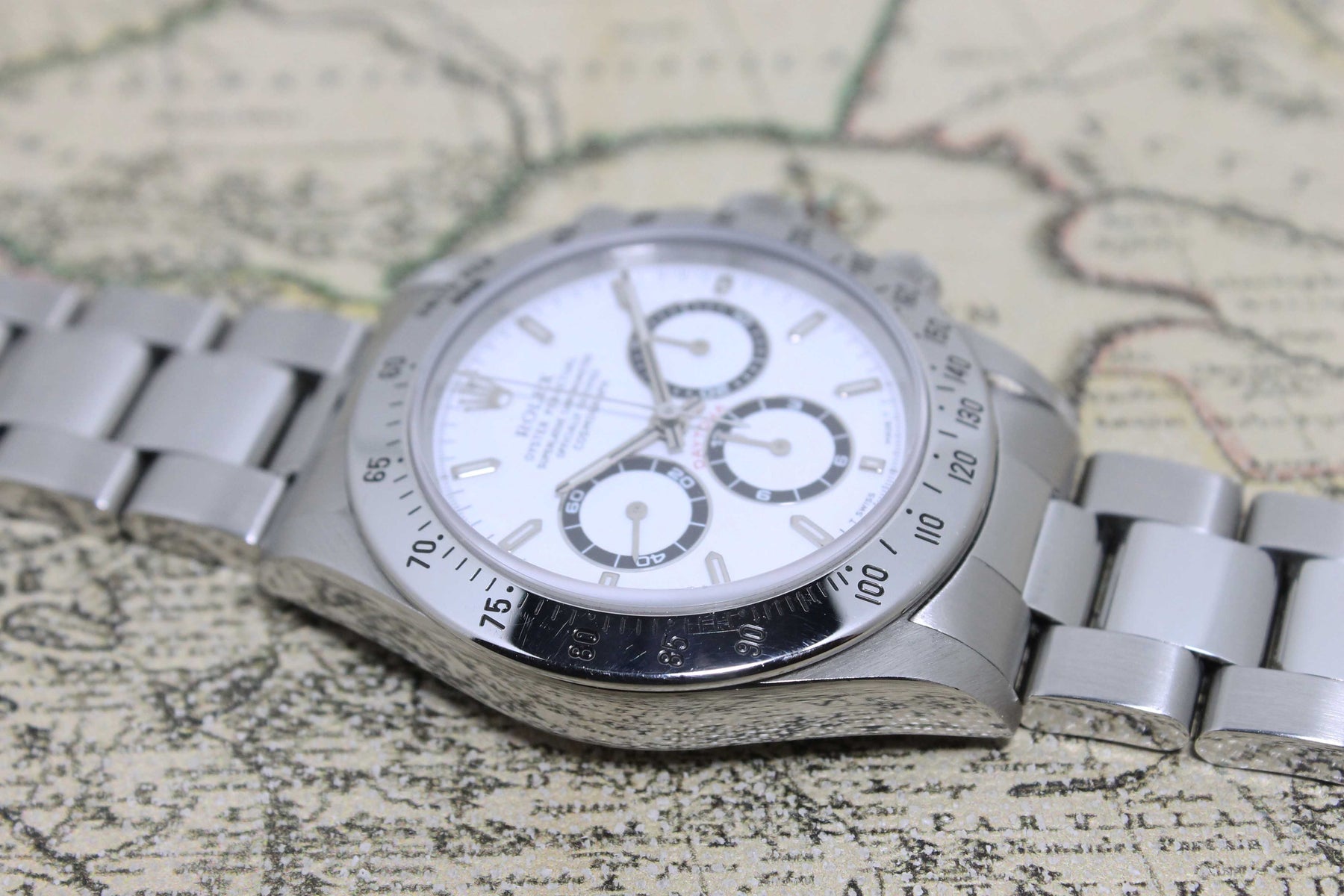 1996 Rolex Daytona White Tritium Dial Ref.16520 (Full Set)