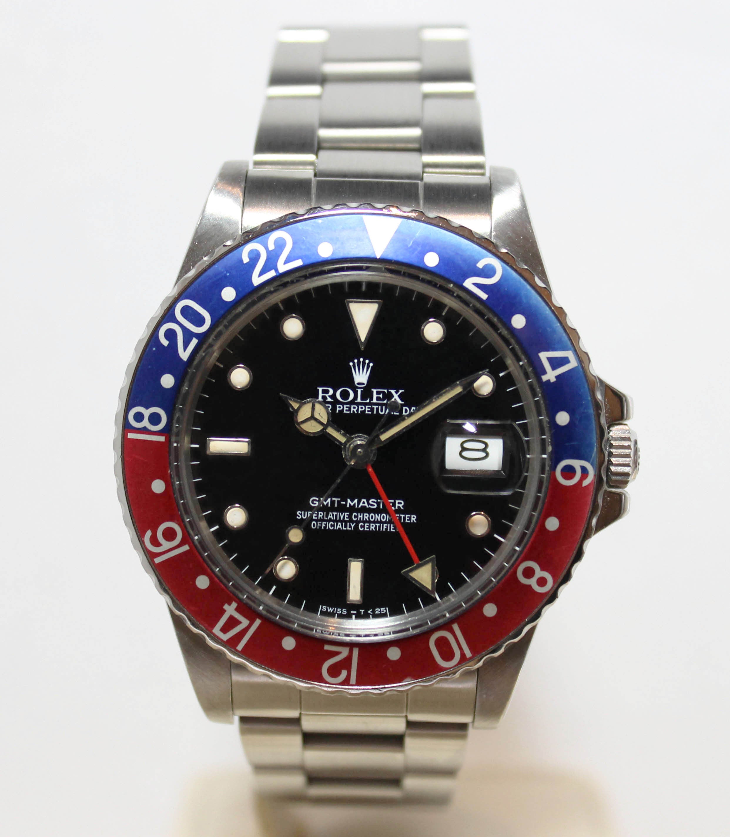 Rolex GMT Master Pepsi Ref. 16750  Year 1986 (With Papers)