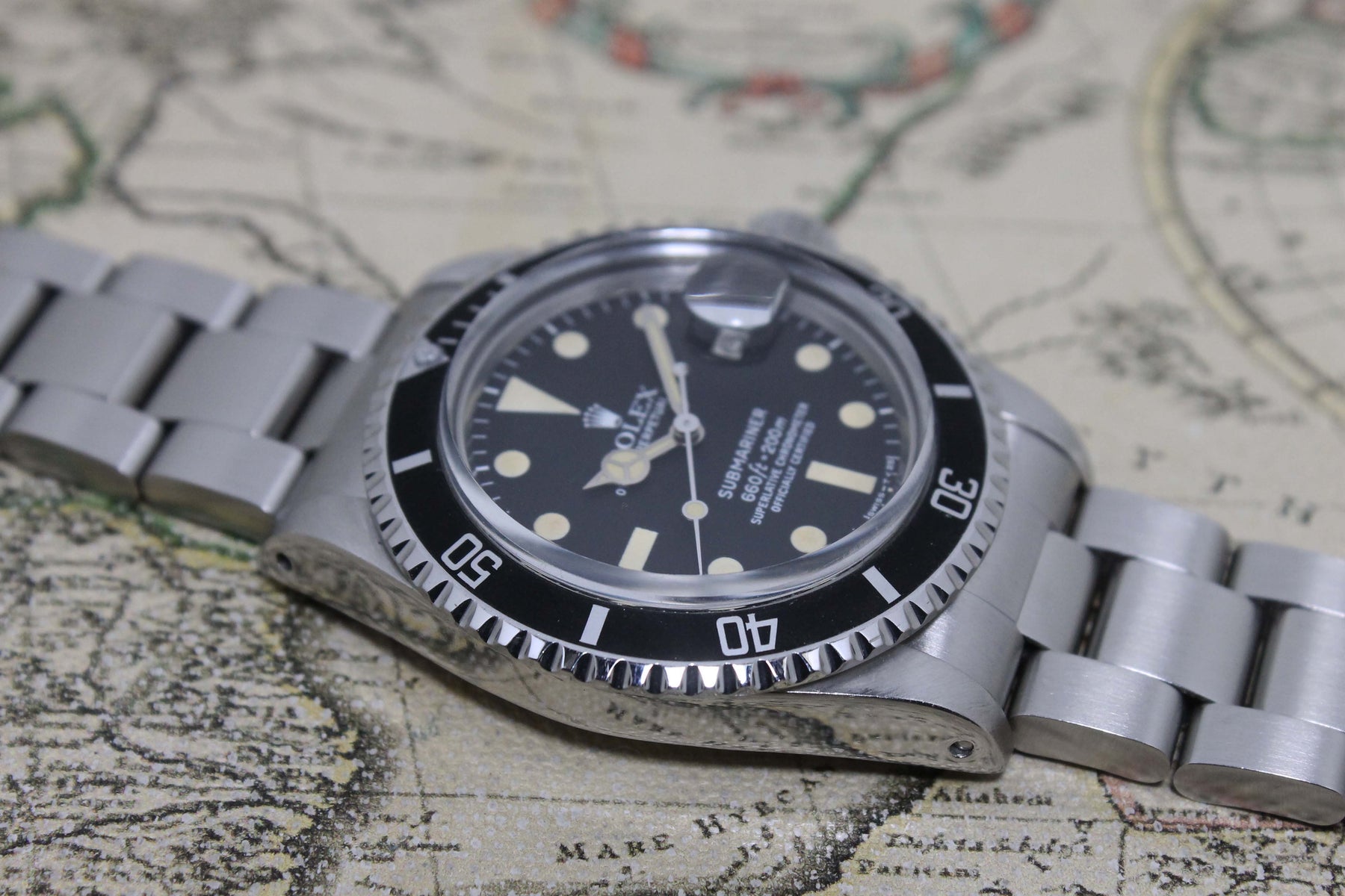 1978 Rolex Submariner MK2 Ref. 1680 (with Box & Certificate & fresh RSC)