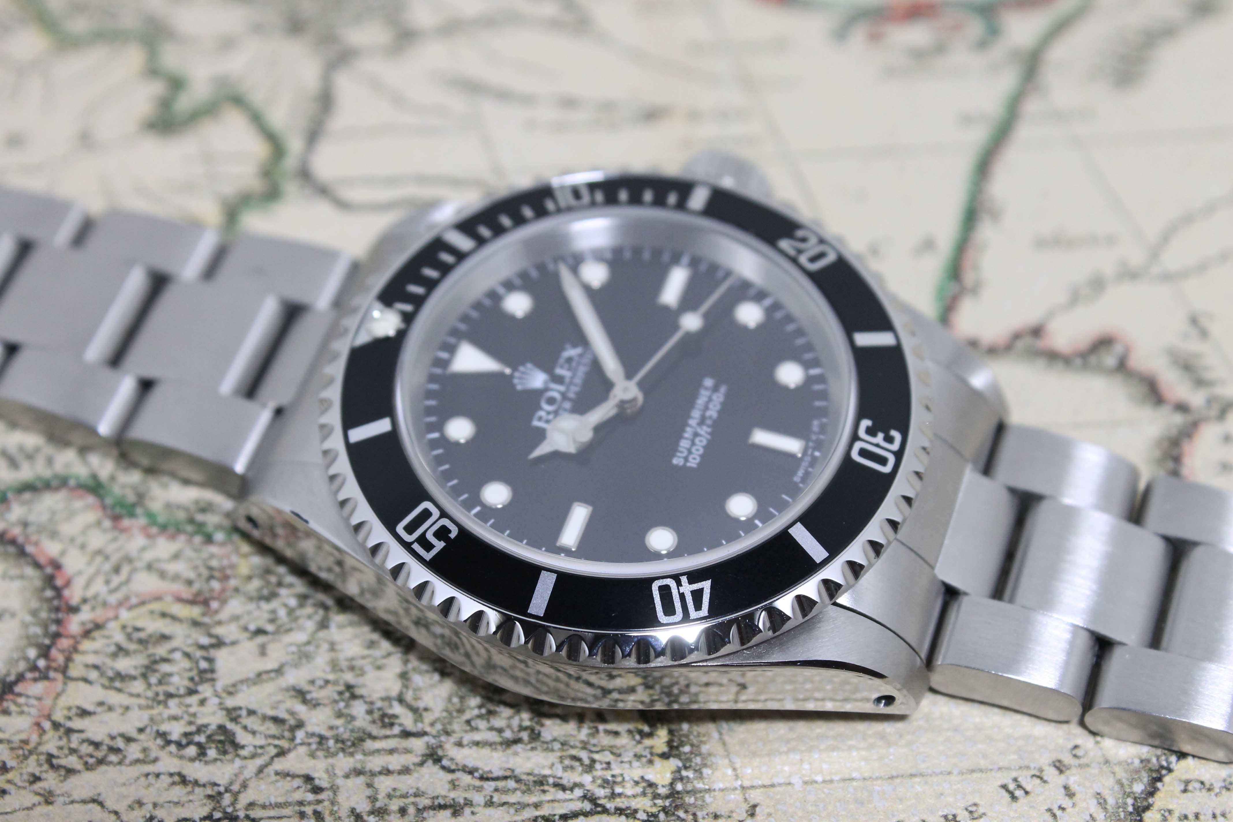 1993 Rolex Submariner Tritium Dial Ref. 14060 (with Box & Papers)