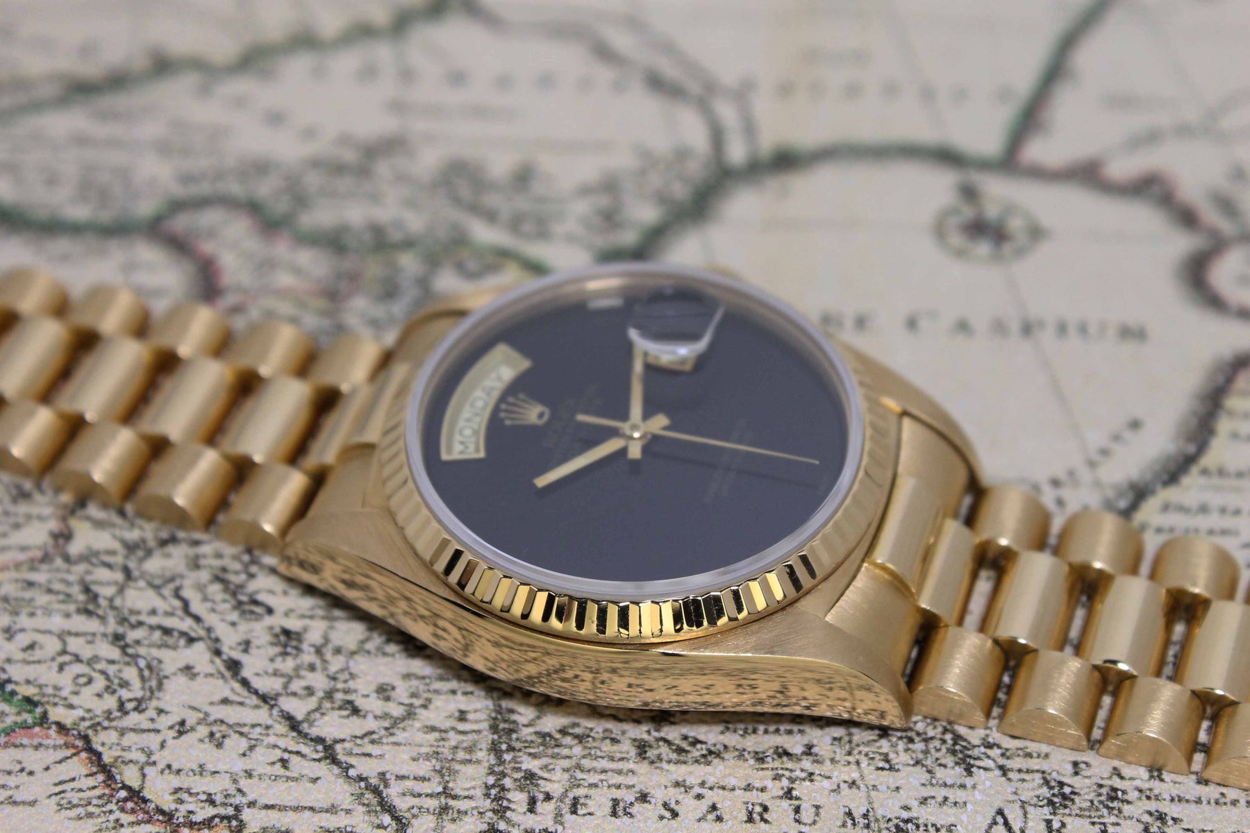 1979 Rolex Day Date Onyx Ref. 18038 (Full Set)