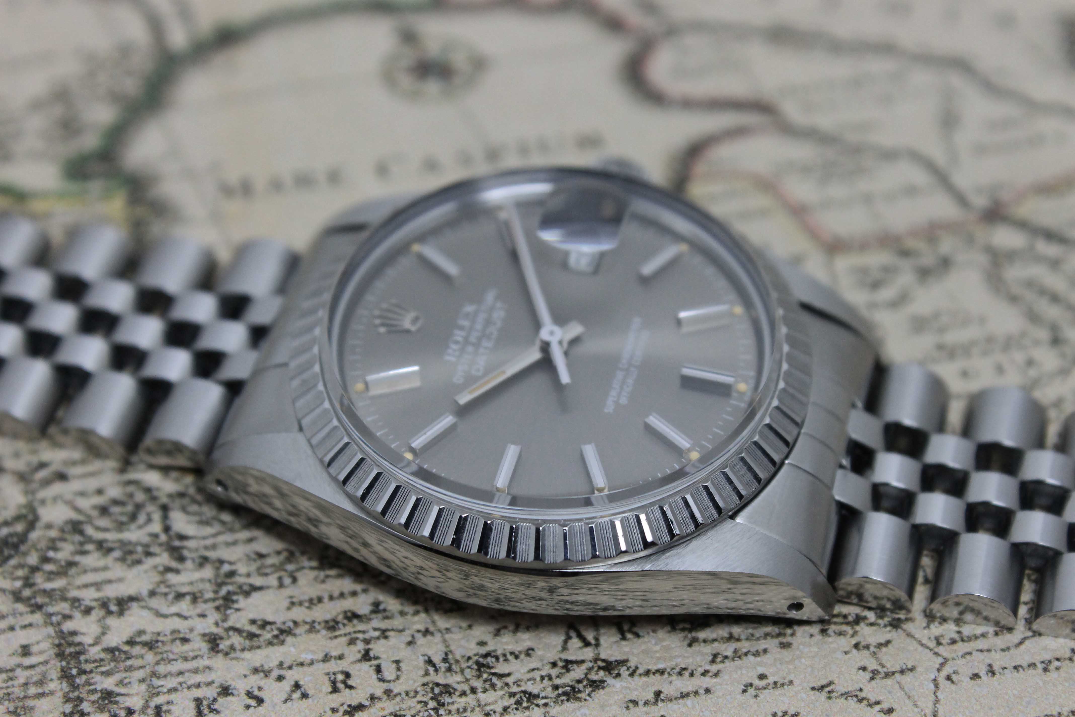 1982 Rolex Datejust Grey Dial Ref. 16030