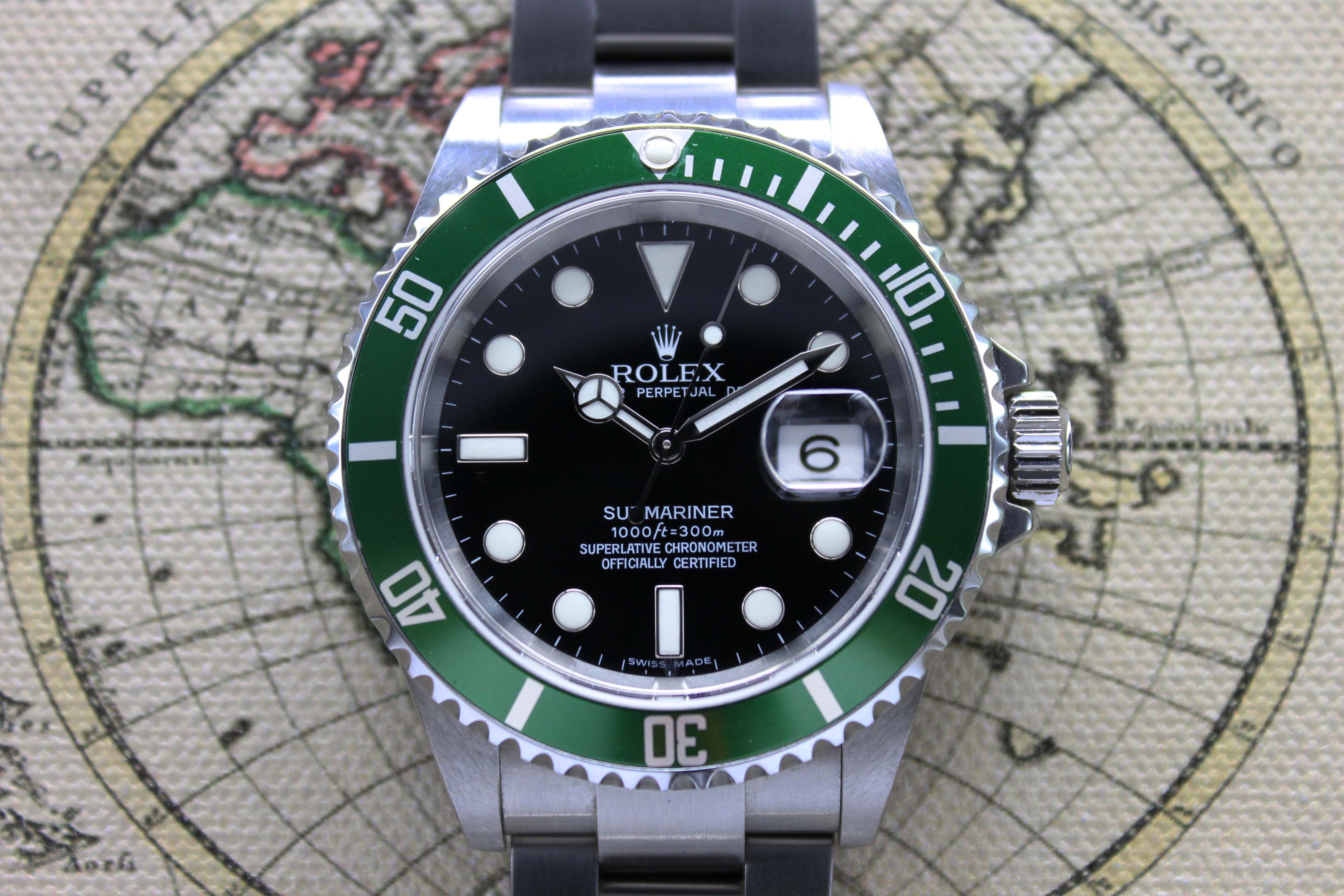 Rolex Submariner Anniversary NOS Ref. 16610LV Year 2006 (Full Set)