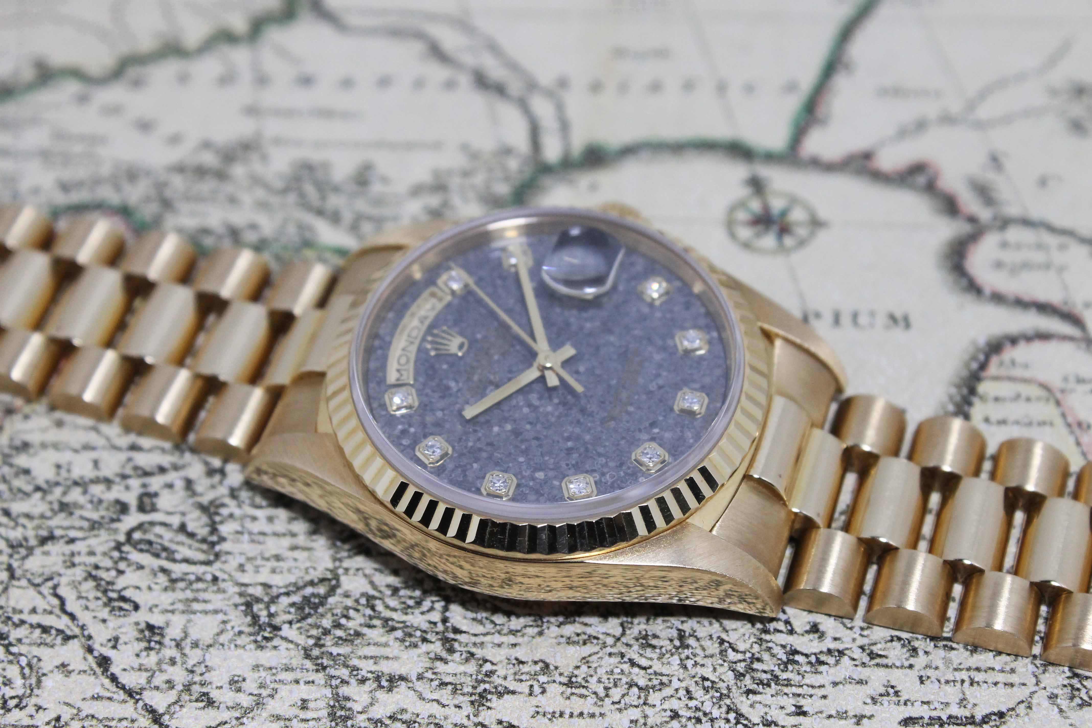 1998 Rolex Day Date Fossil 'Jurassic Park' Ref. 18238 (with Box & Papers)