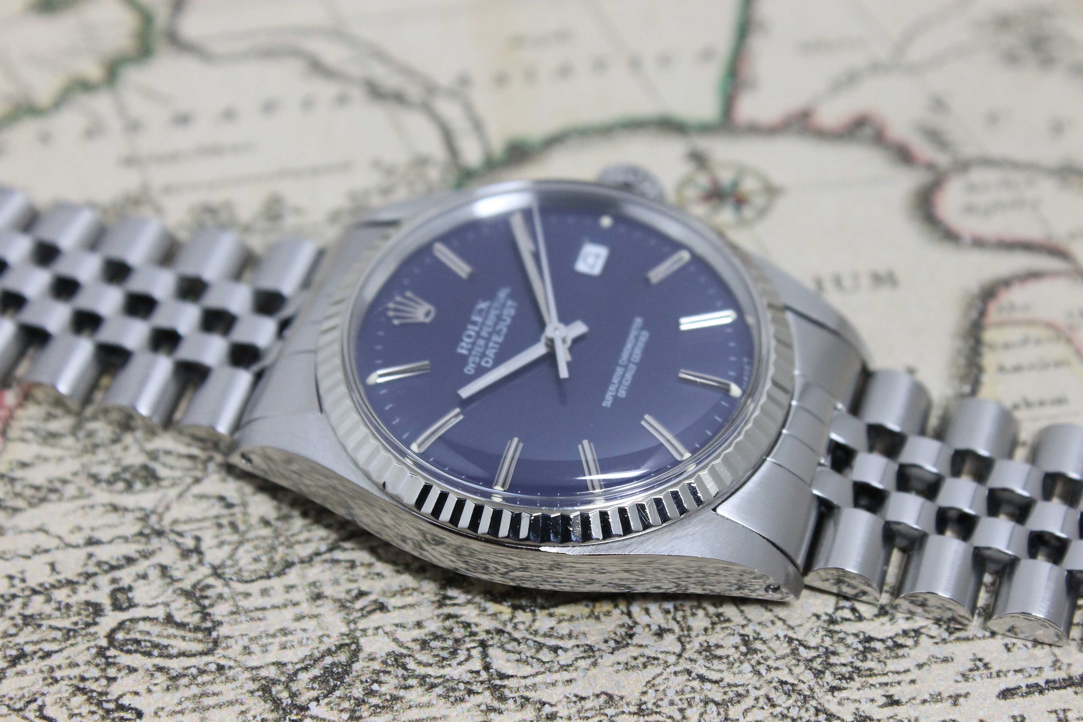 1981 Rolex Datejust Blue Dial Ref. 16014