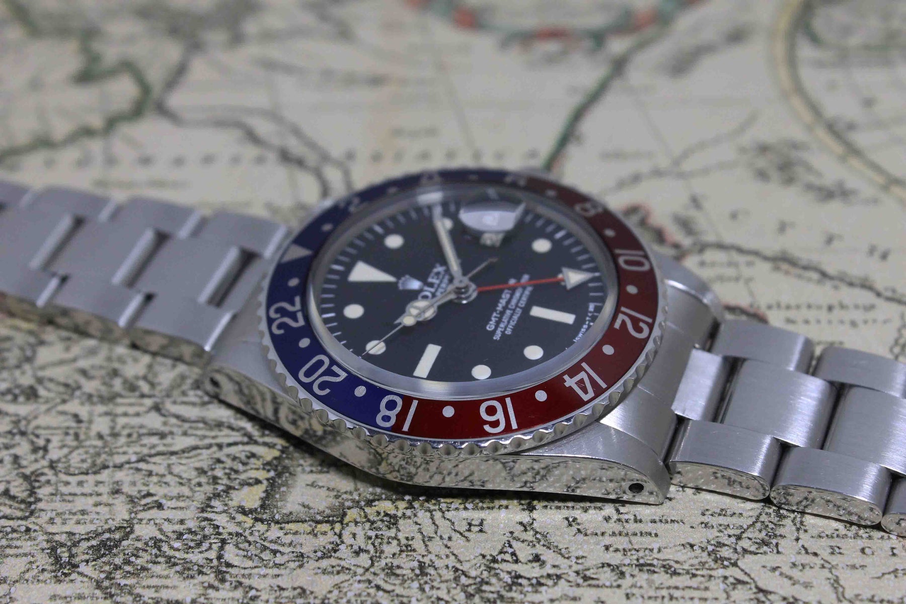 1978 Rolex GMT Master Radial Dial Ref.  1675 (with RSC Papers)