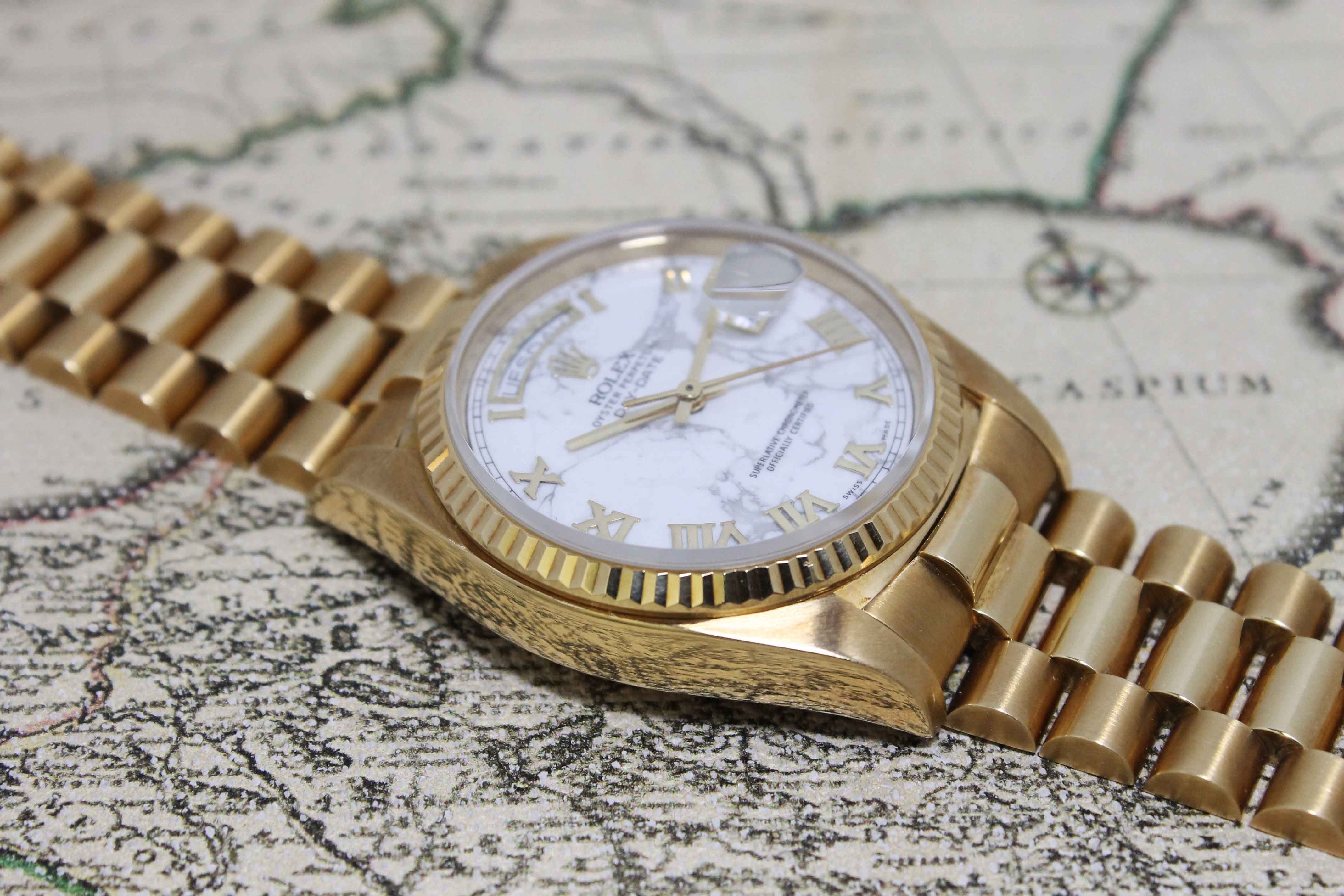 1980 Rolex Day Date Marble Ref. 18038