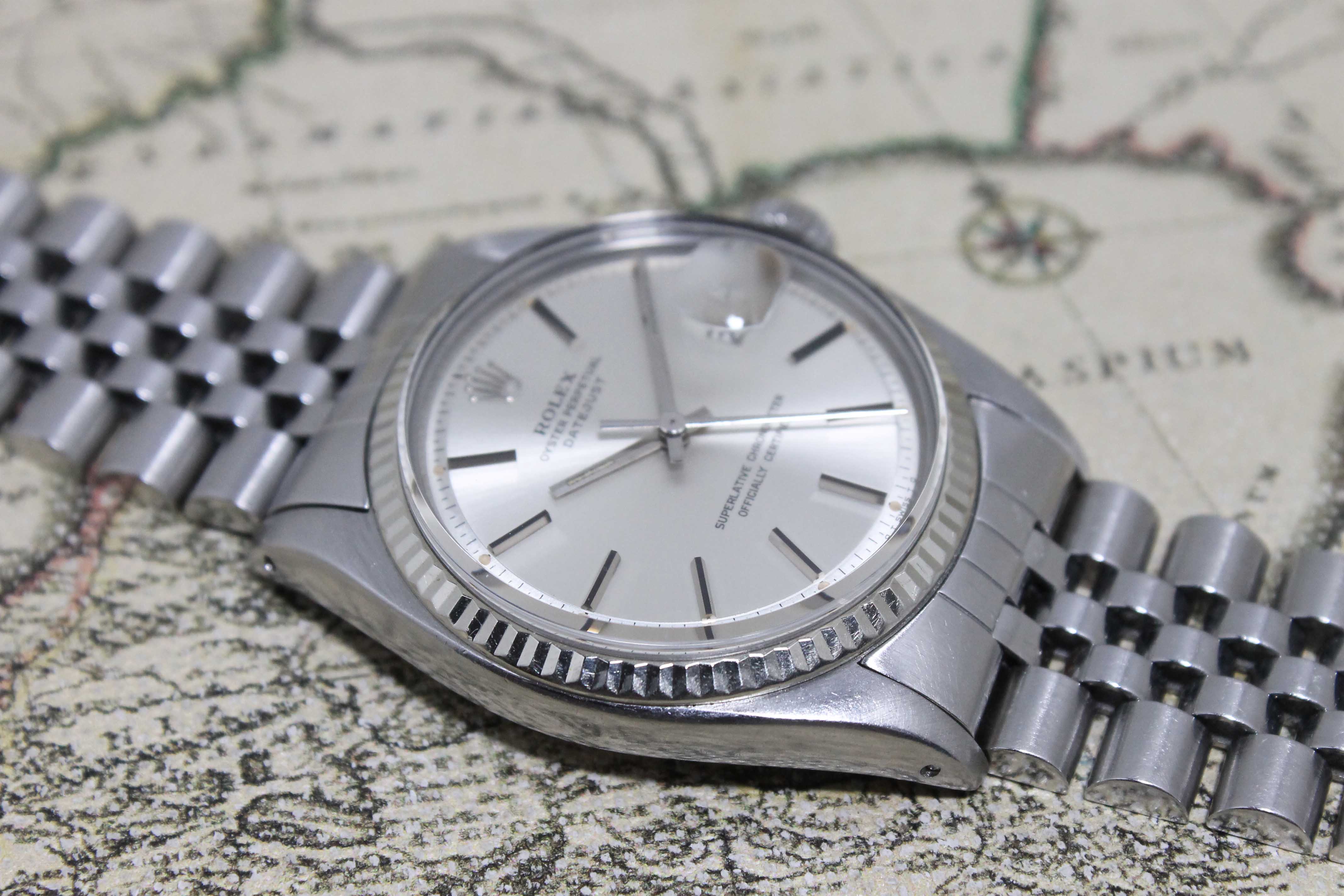 1978 Rolex Datejust Sliver Dial Ref. 1601