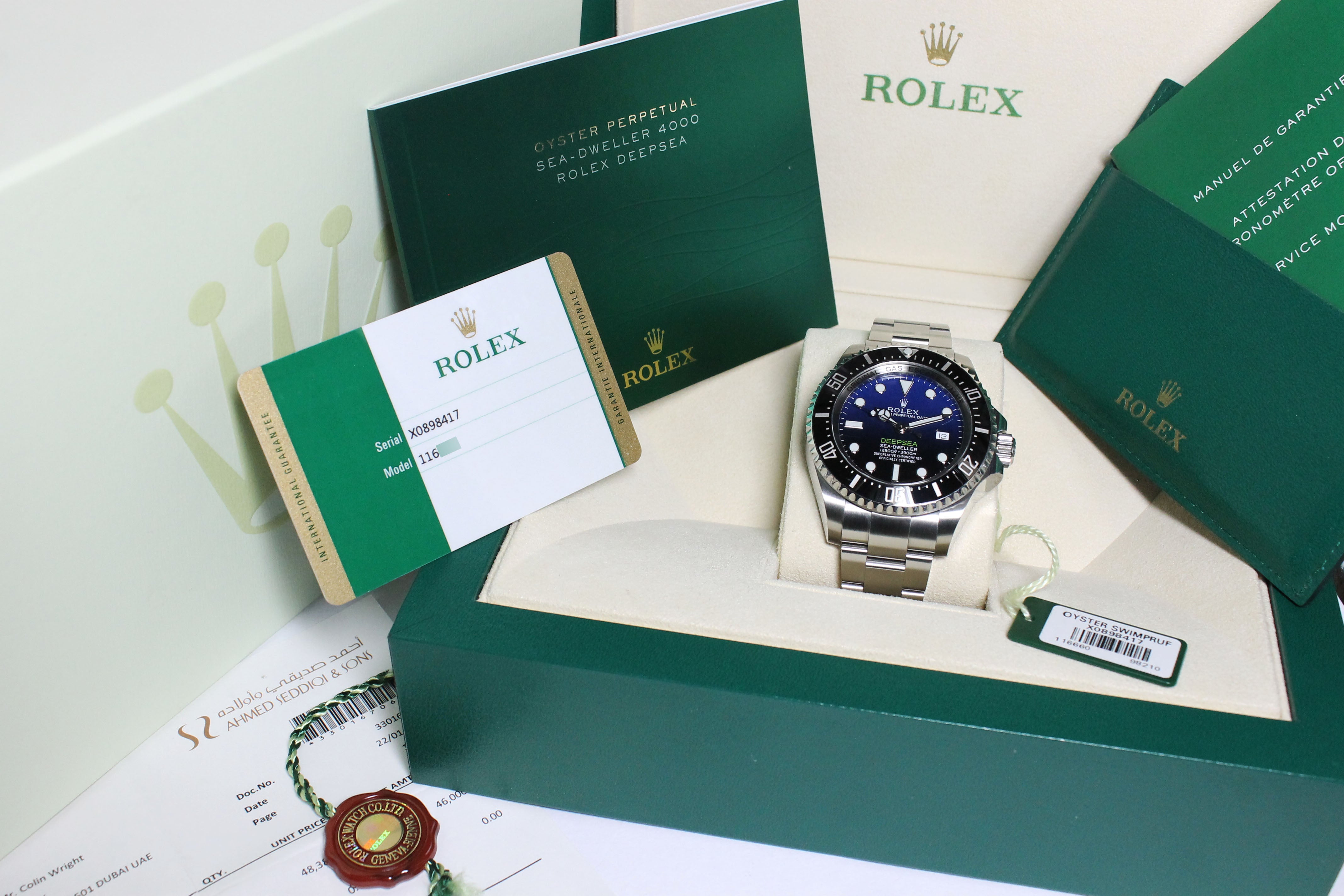 Rolex Deepsea James Cameron Ref. 11660 Year 2015 - (Full Set)