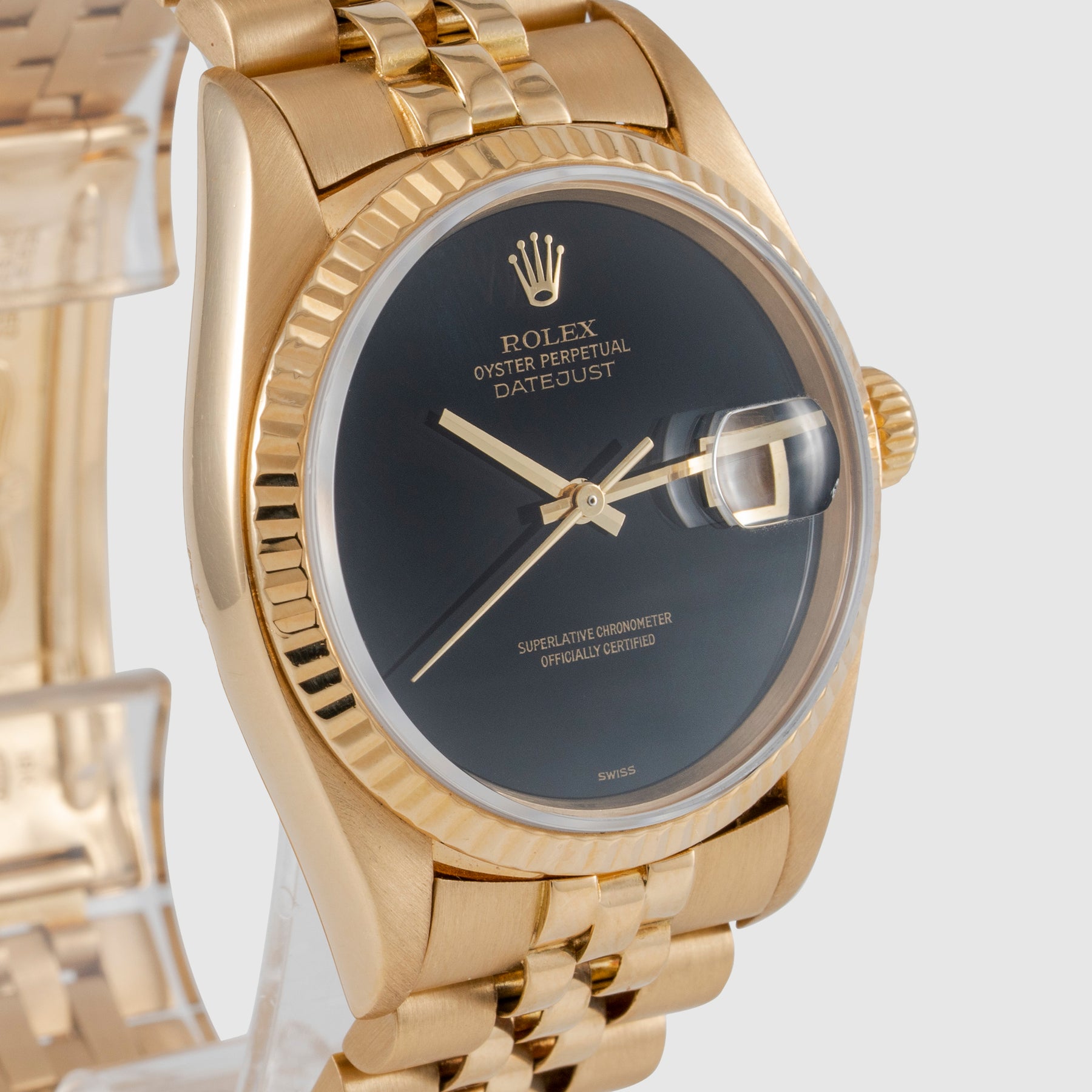 1980 Rolex Datejust Onyx Dial Ref. 16018