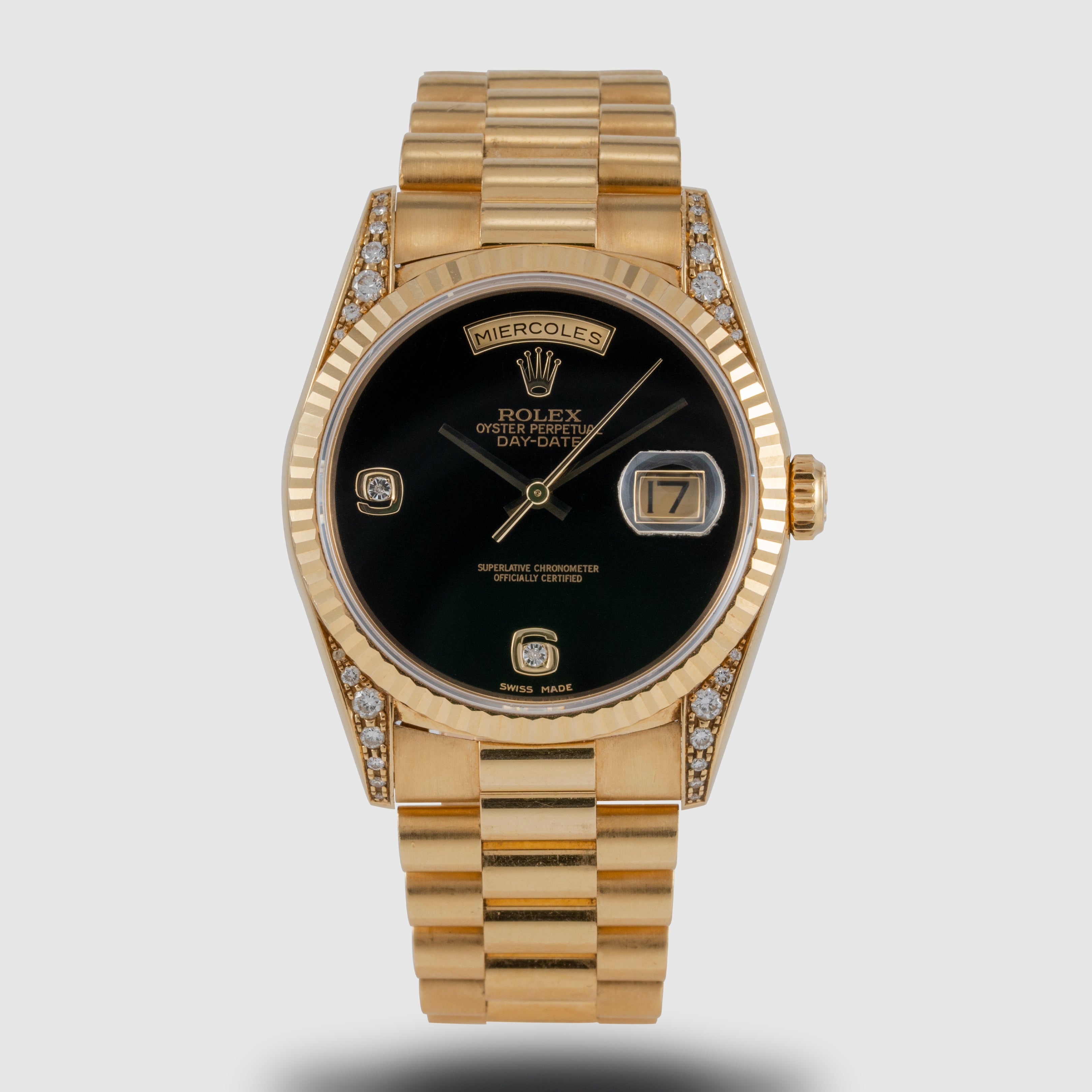 1994 Rolex Day Date Onyx Dial Ref. 18338