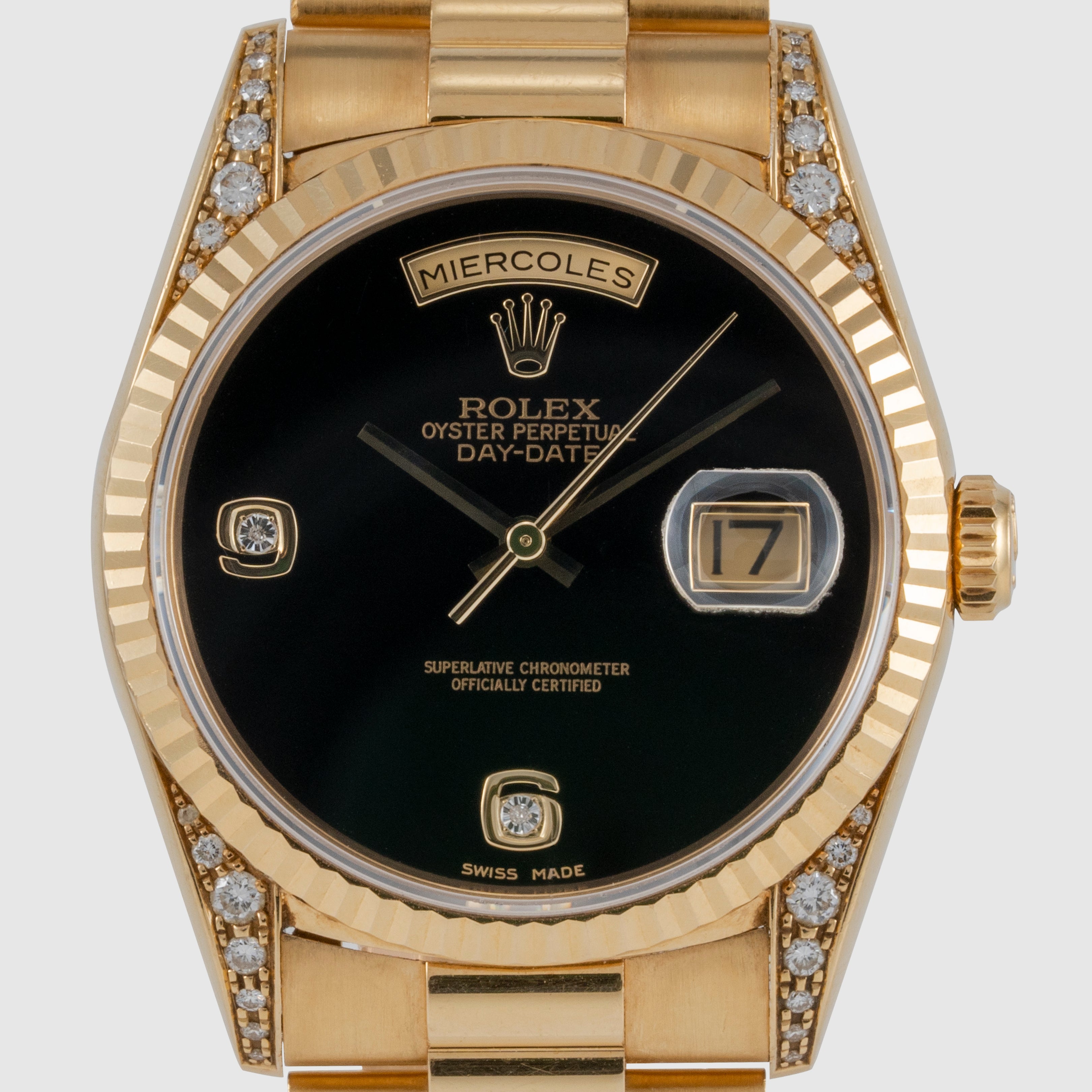 1994 Rolex Day Date Onyx Dial Ref. 18338