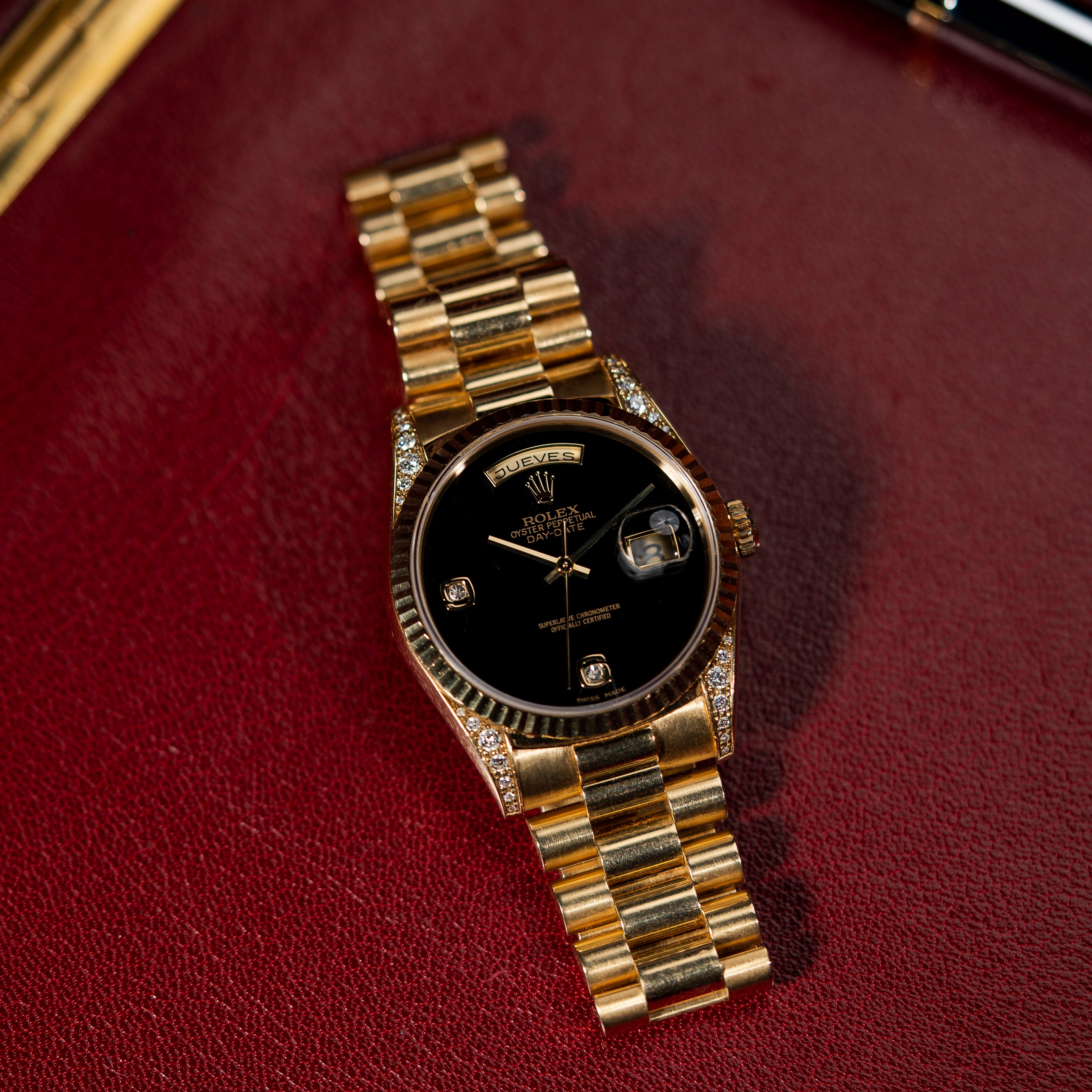 1994 Rolex Day Date Onyx Dial Ref. 18338