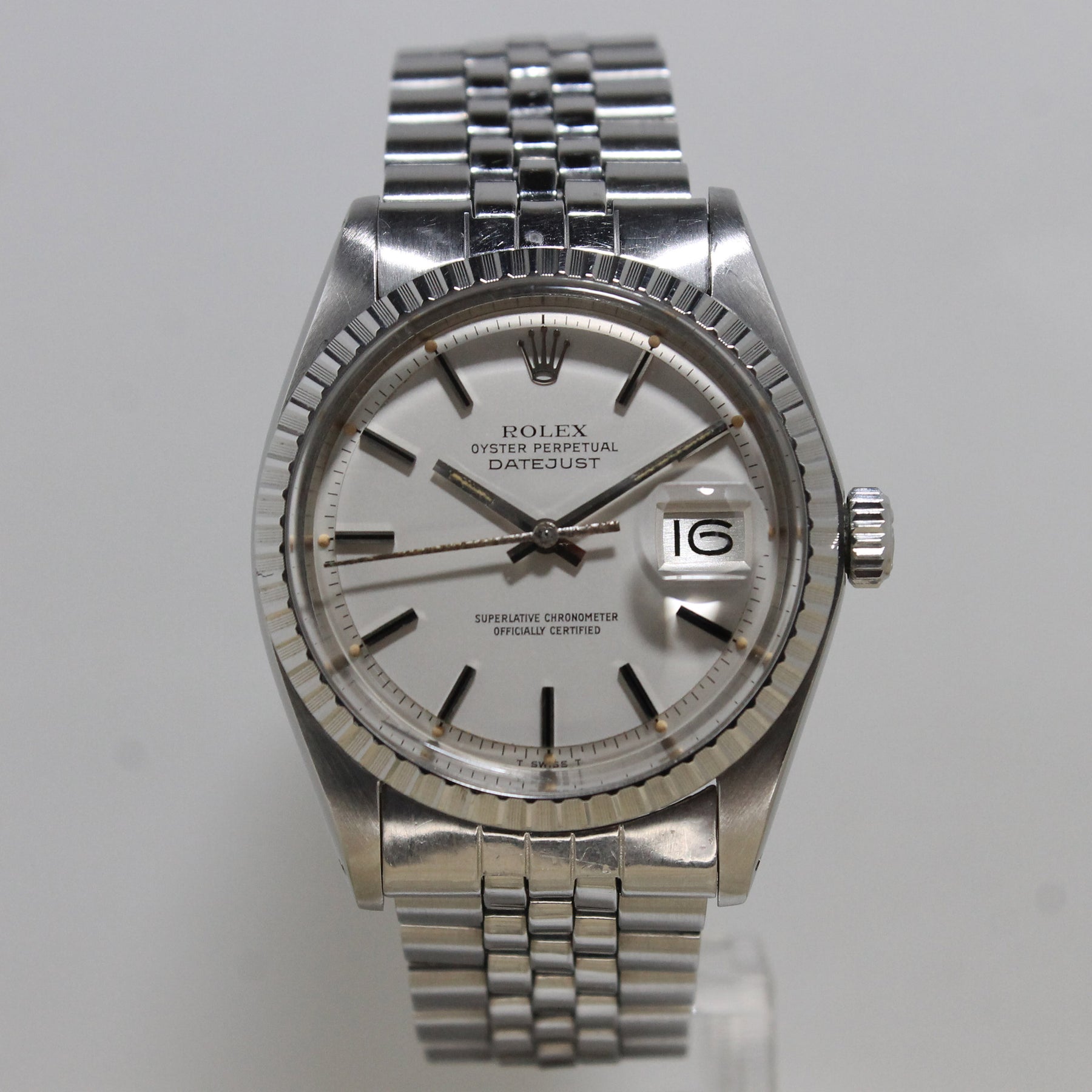 1978 Rolex Datejust Satin White Dial Ref. 1603