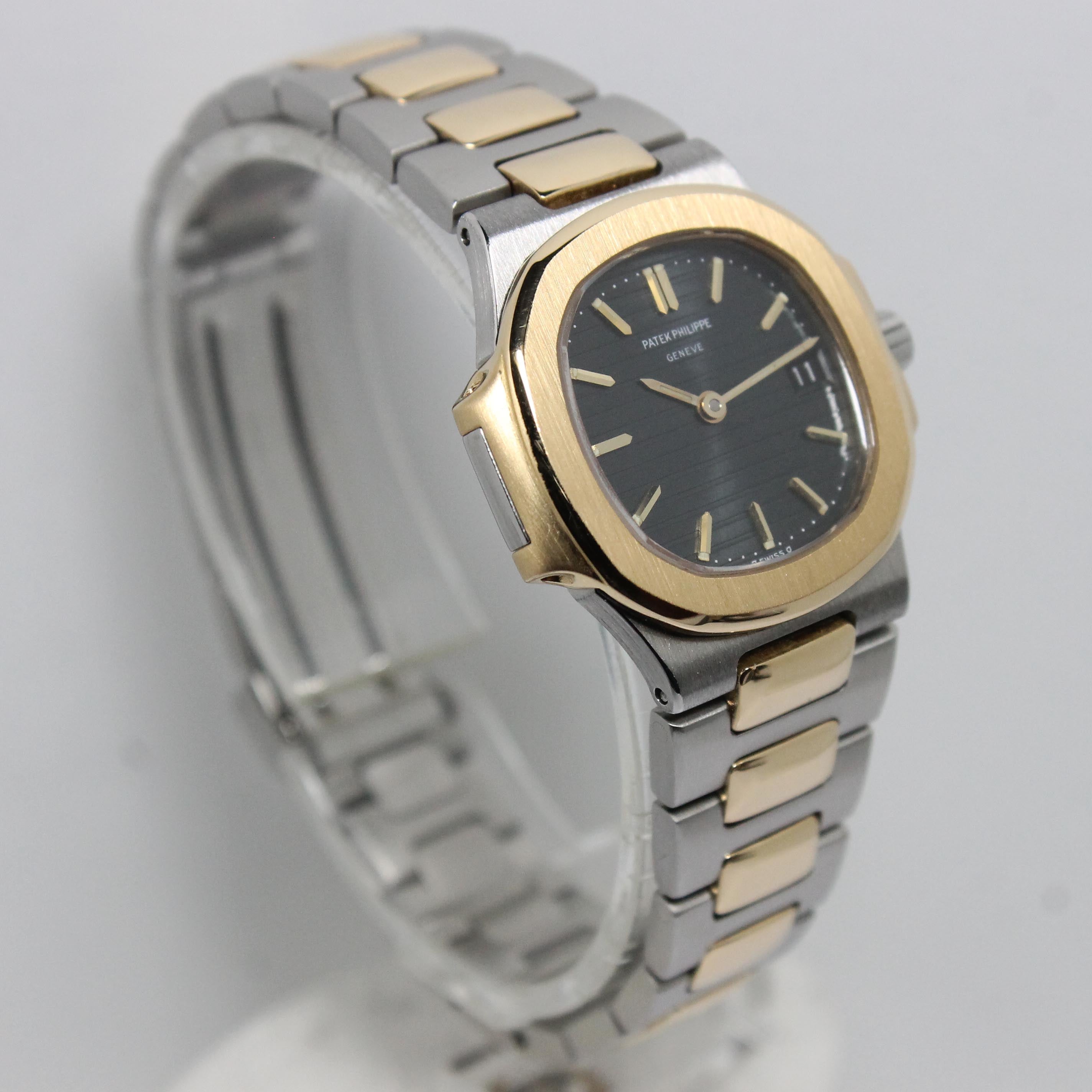 1981 Patek Philippe Nautilus Ladies St/G Ref. 4700 (with Orig. Certificate & Extract from Archives)