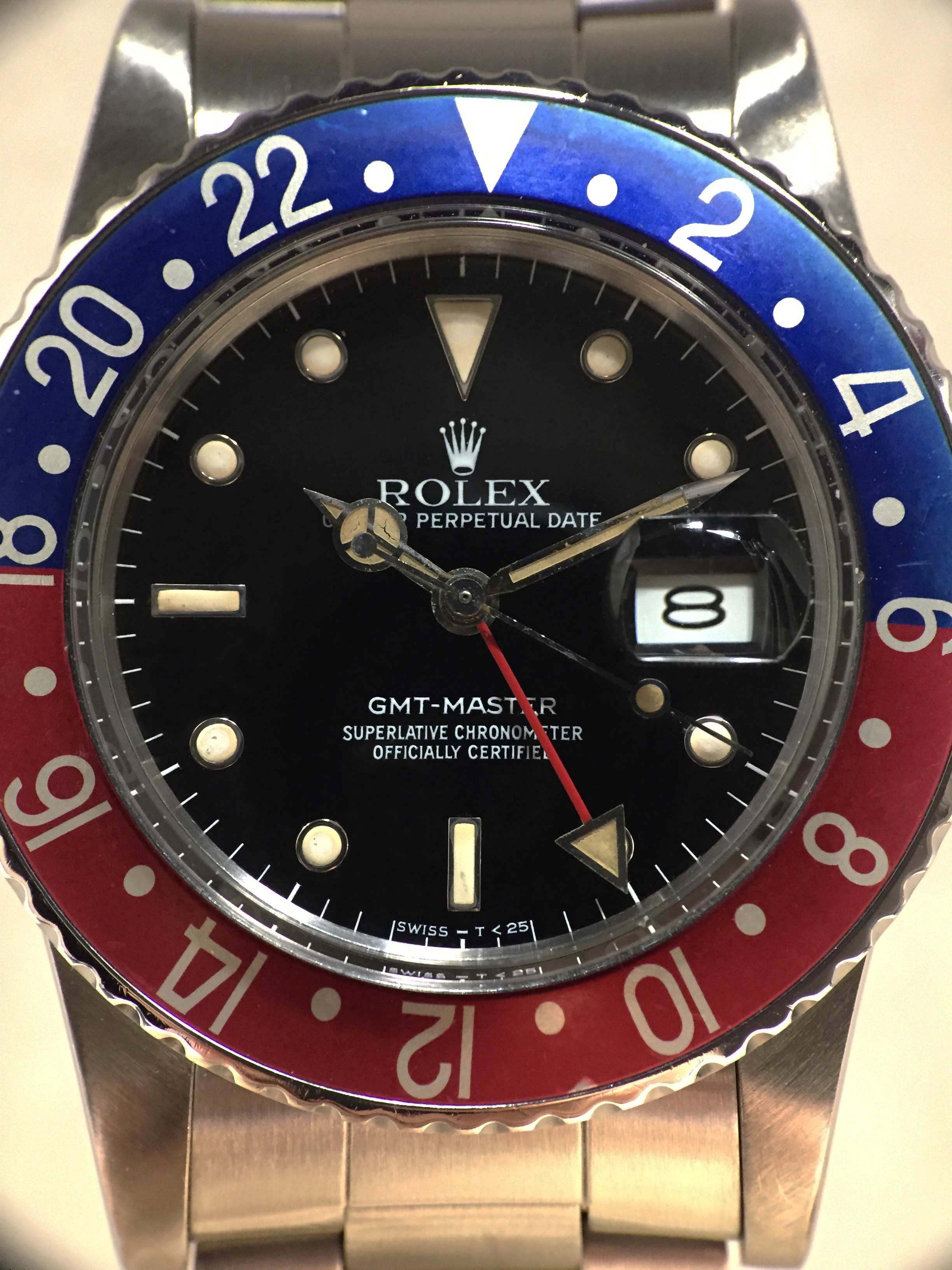 Rolex GMT Master Pepsi Ref. 16750  Year 1986 (With Papers)