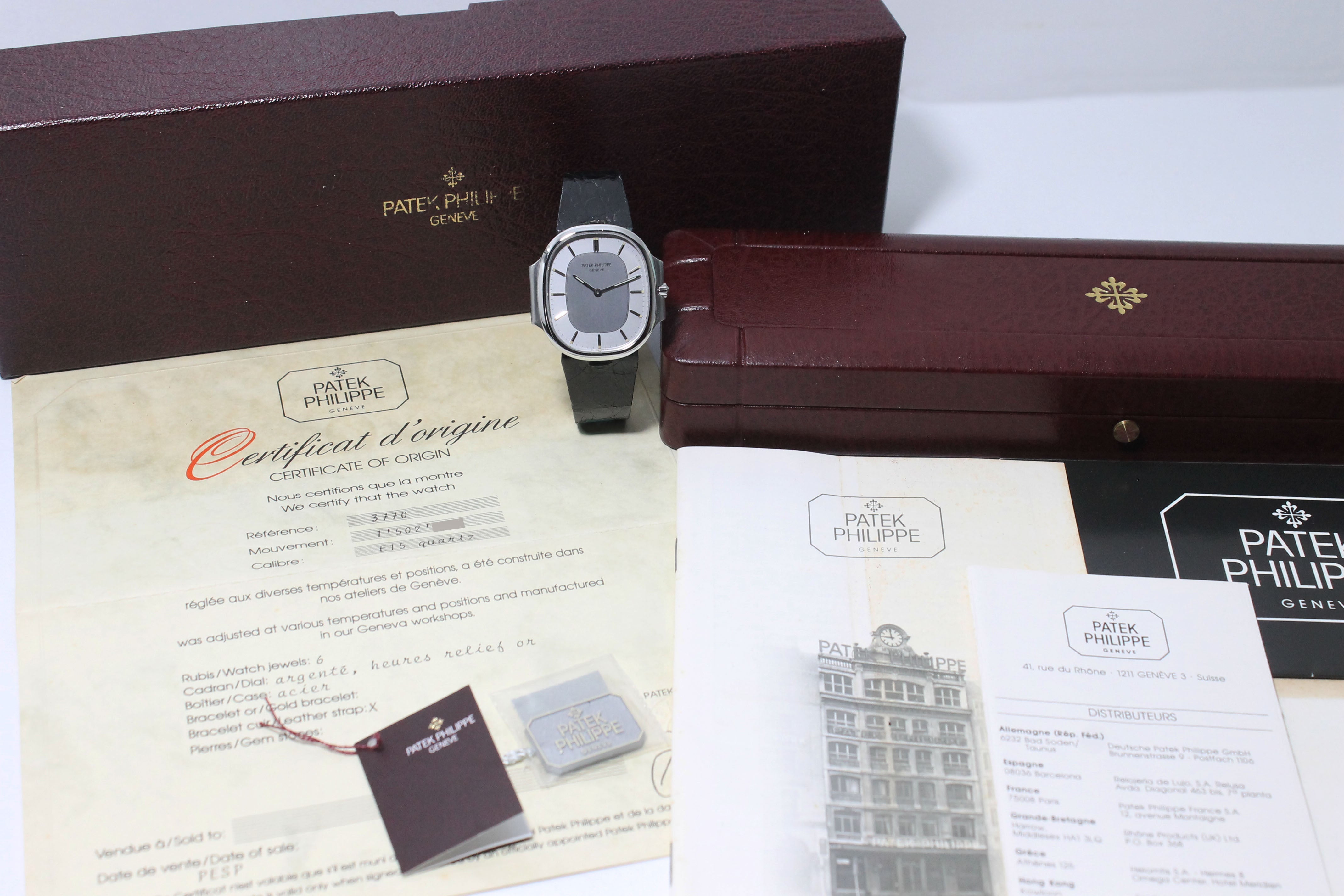 1990 Patek Philippe Nautillipse Ref. 3770 (Super Full Set)