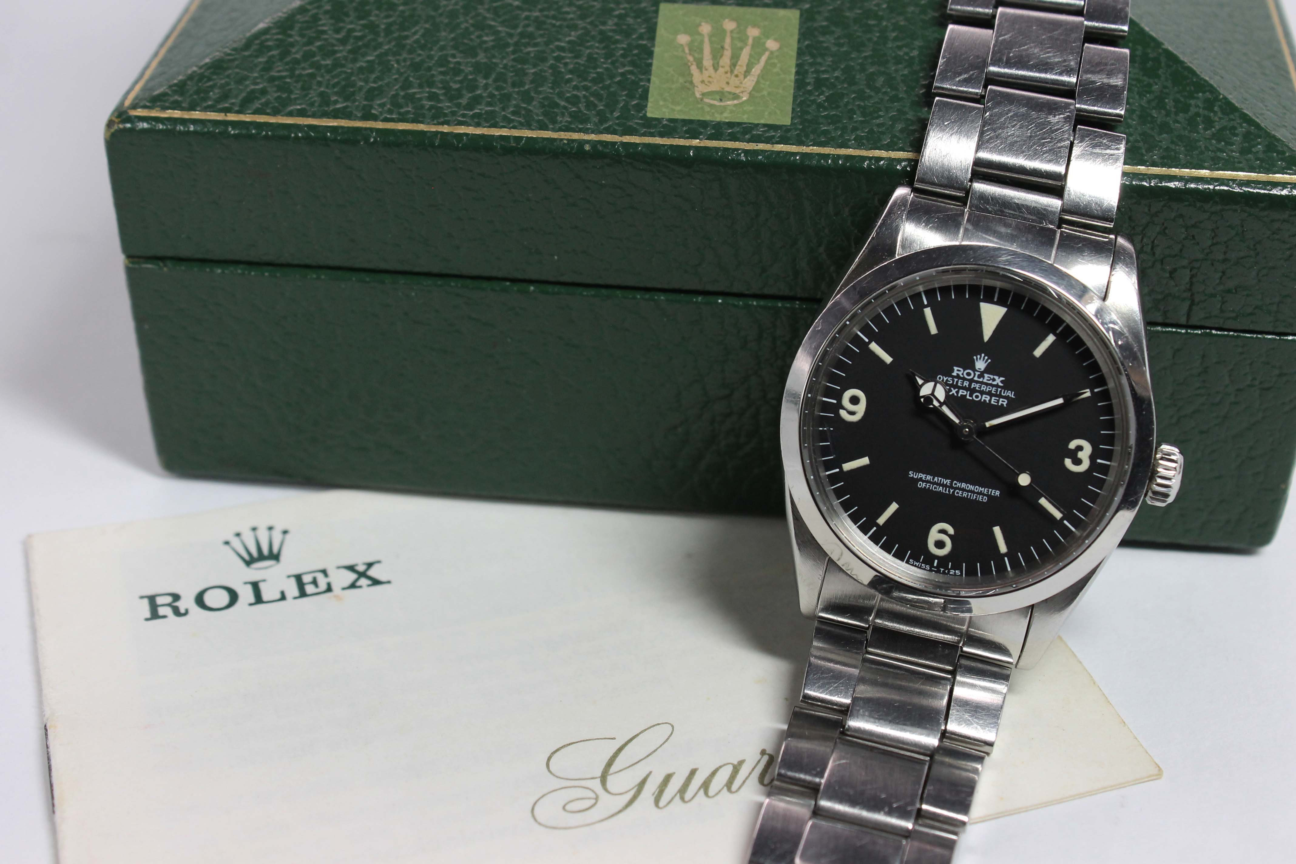 Rolex Explorer I Ref. 1016 Year 1970 (with Box & Papers)