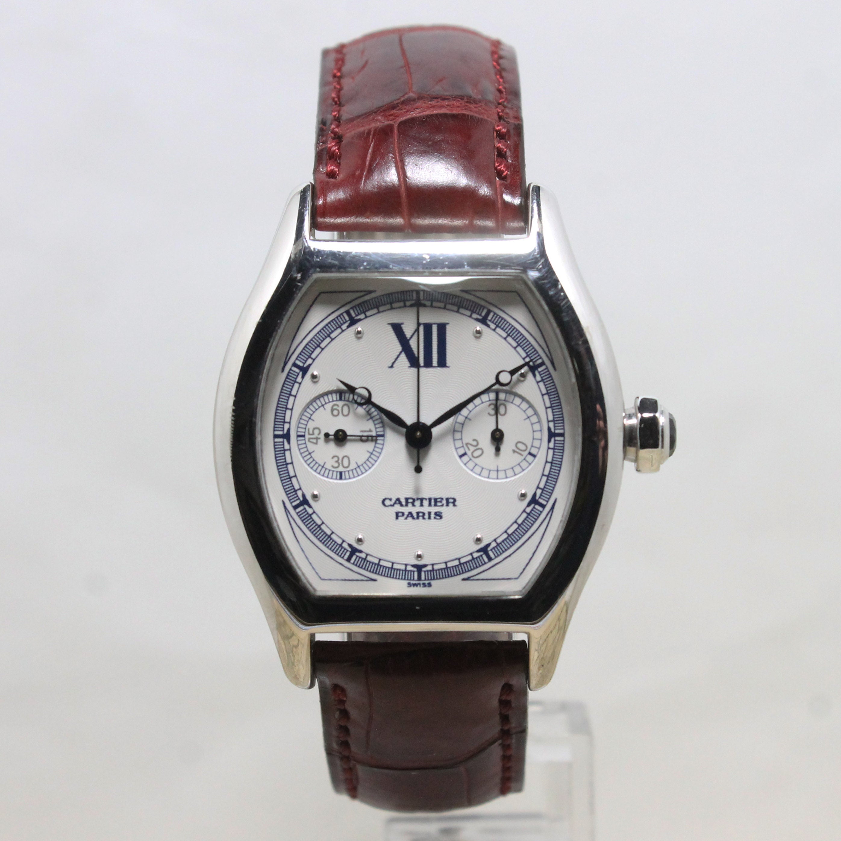 2005 Cartier Tortue CPCP Monopussoir White Gold Ref. 2396 (with Papers)