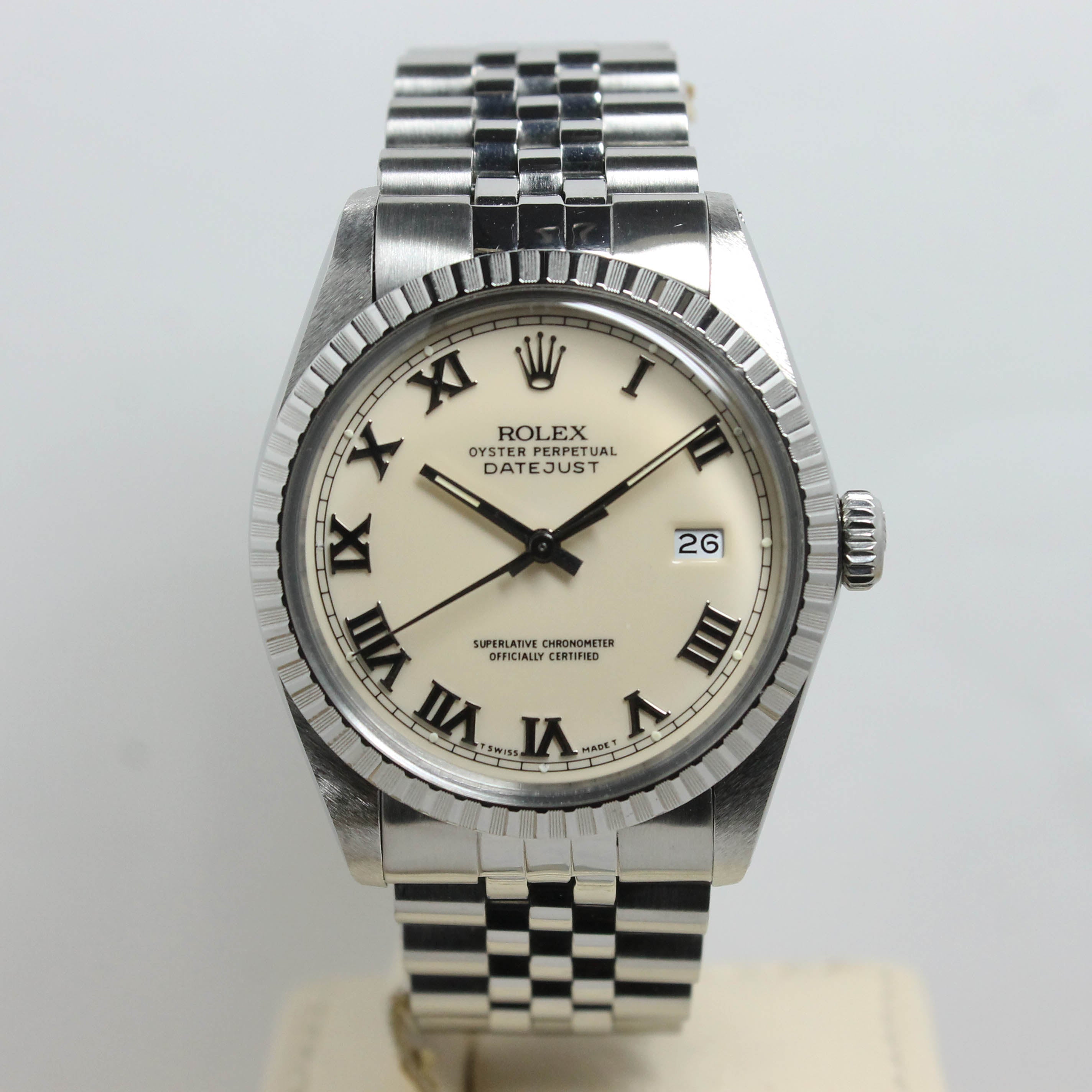 1985 Rolex Datejust Ivory Dial Ref. 16030