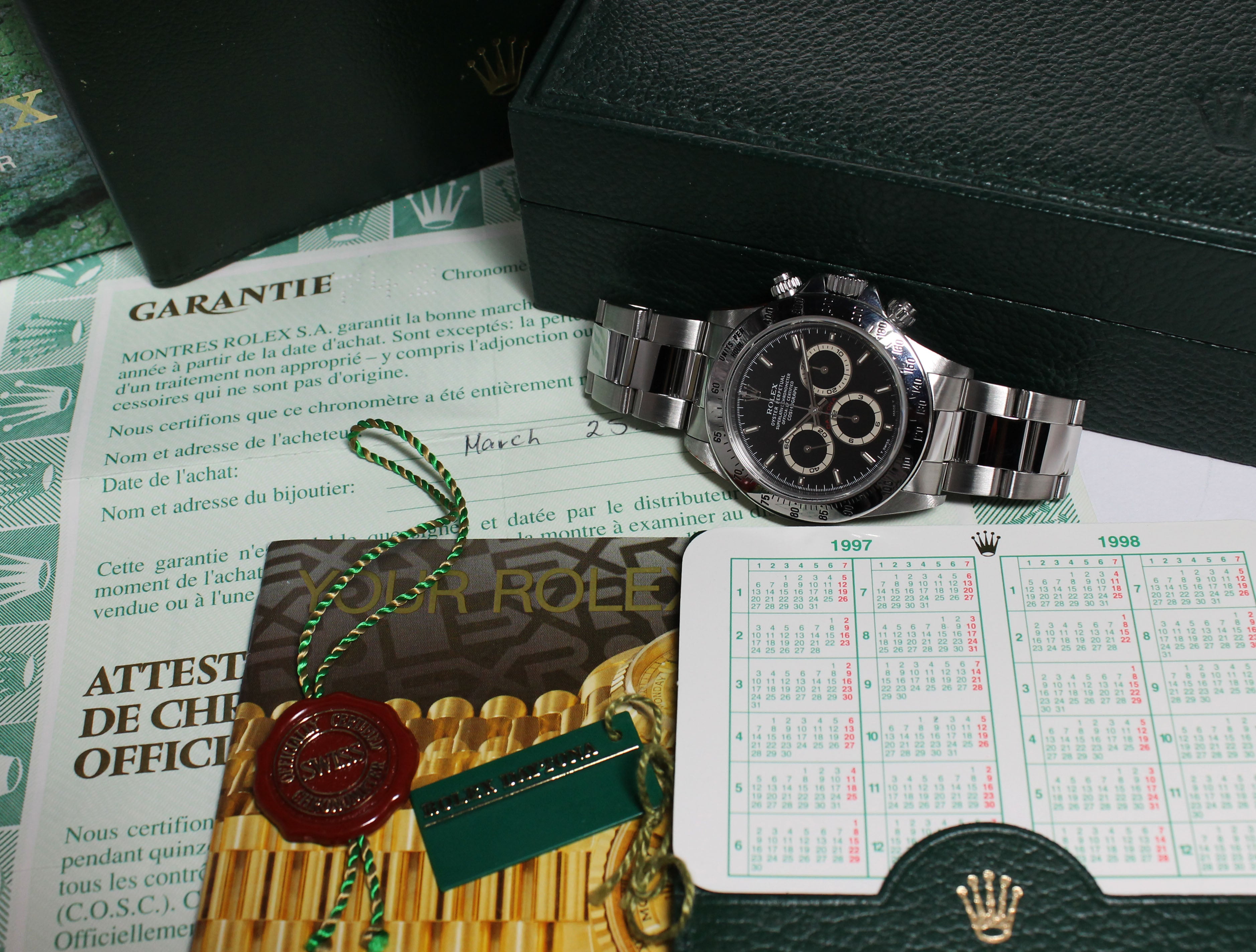 Rolex Daytona Ref. 16520 Year 1996 (Full Set)