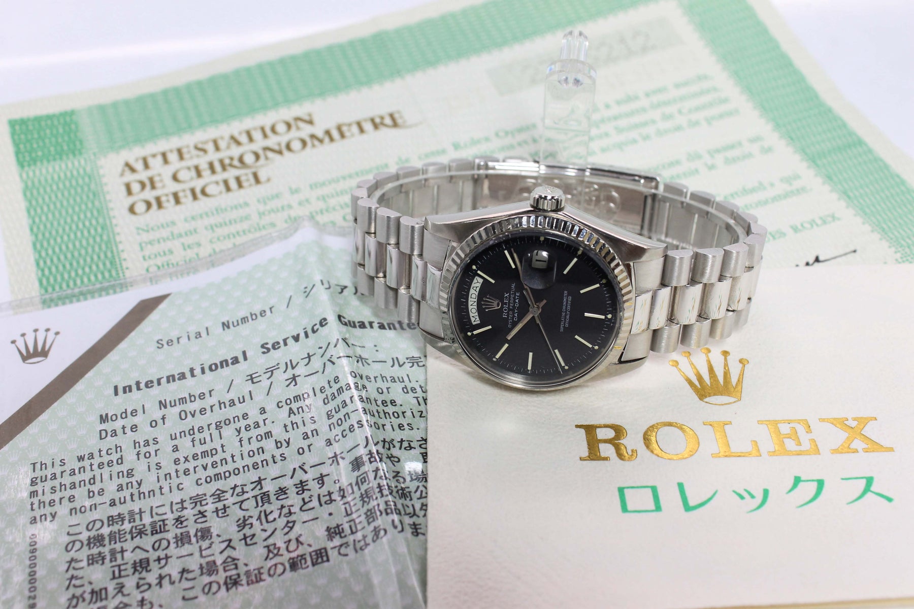 1971 Rolex Day Date Big Logo Ref. 1803 (with Papers)