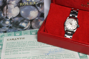 Rolex Datejust Medium Diamond Dial Ref. 68240 Year 1991 (Full Set)