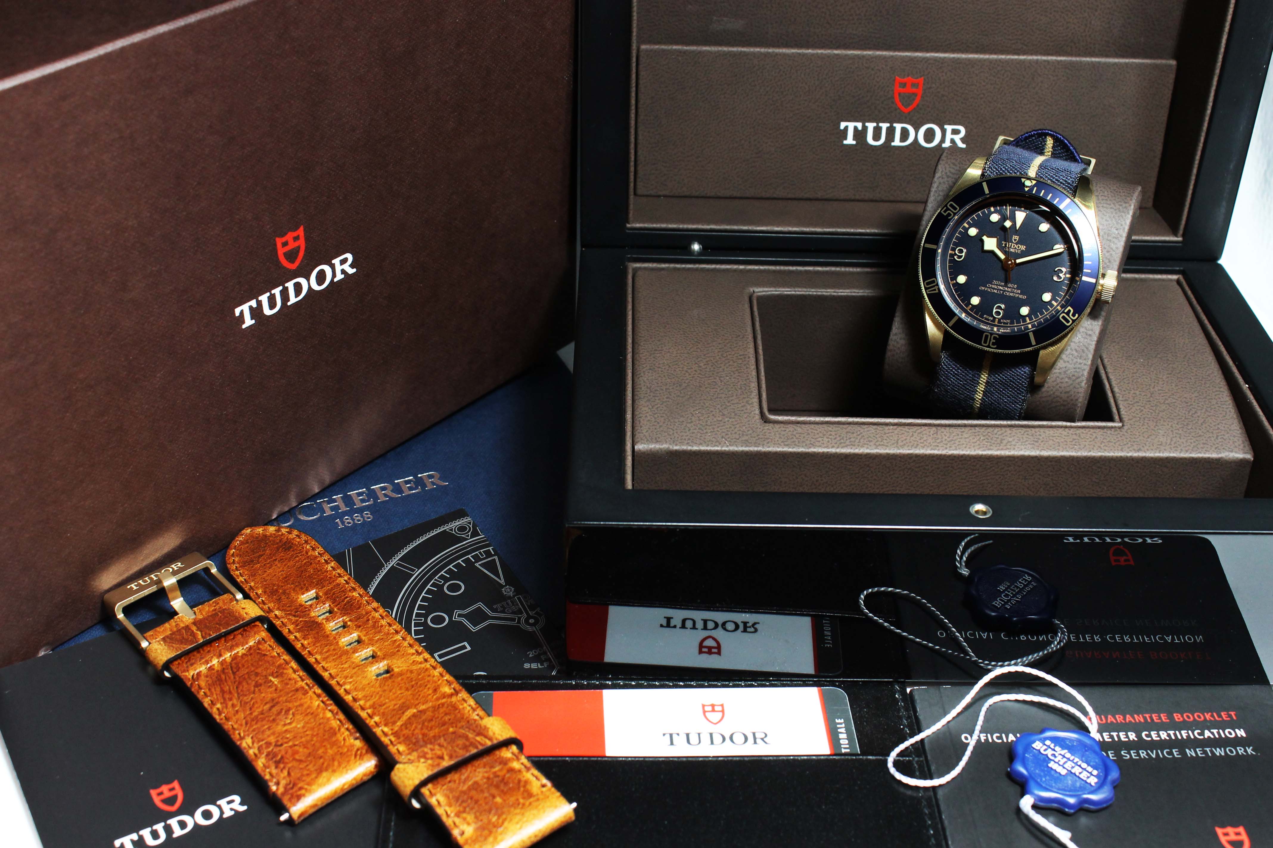 Tudor Black Bay Bronze Bucherer Ref. 79250BB Year 2017 (Full Set)