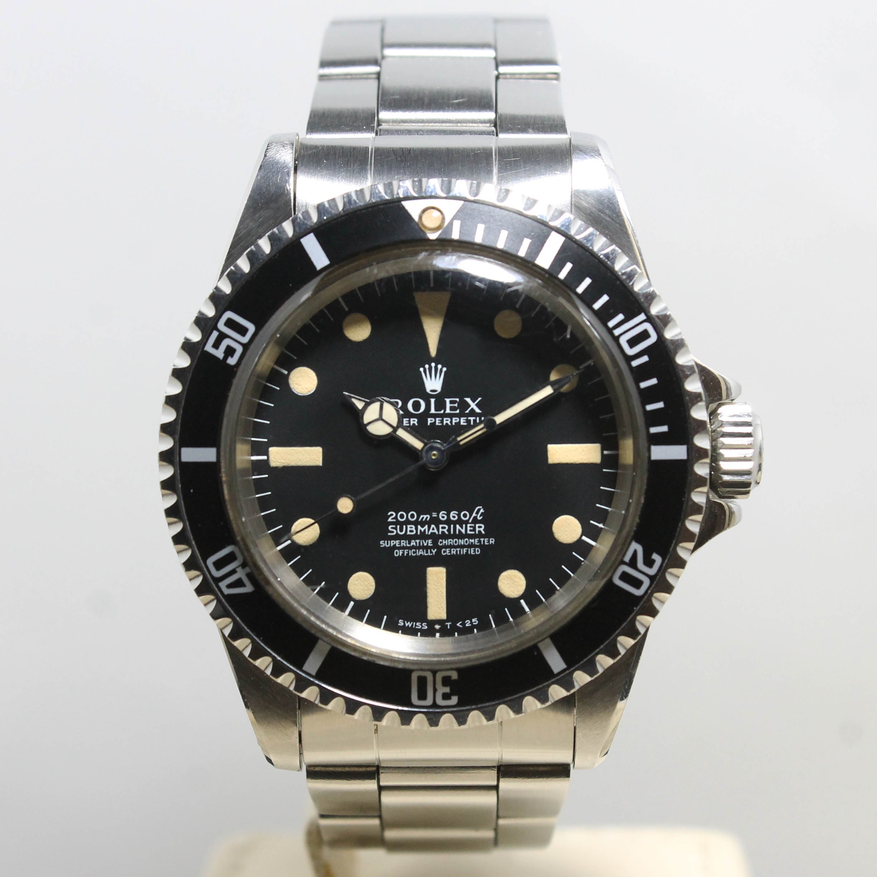 1968 Rolex Submariner Meters First Unpolished and Mint Ref. 5512