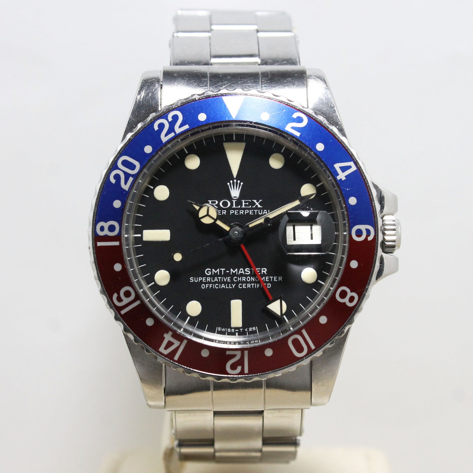 1978 Rolex GMT Master Pepsi Unpolished with MK 5 Dial Ref. 1675
